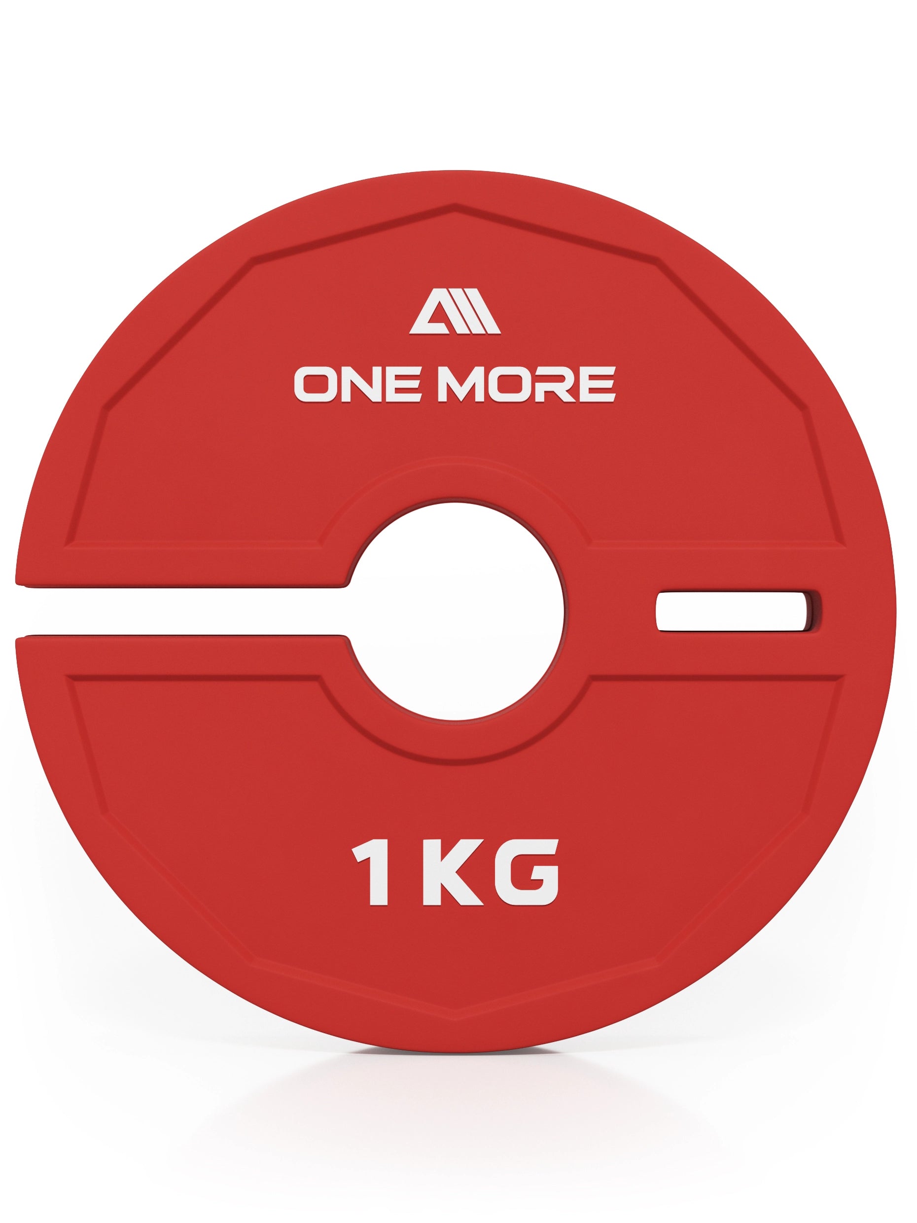 Mini Add-On Hantelscheibe von Atletica, 1kg, in rot