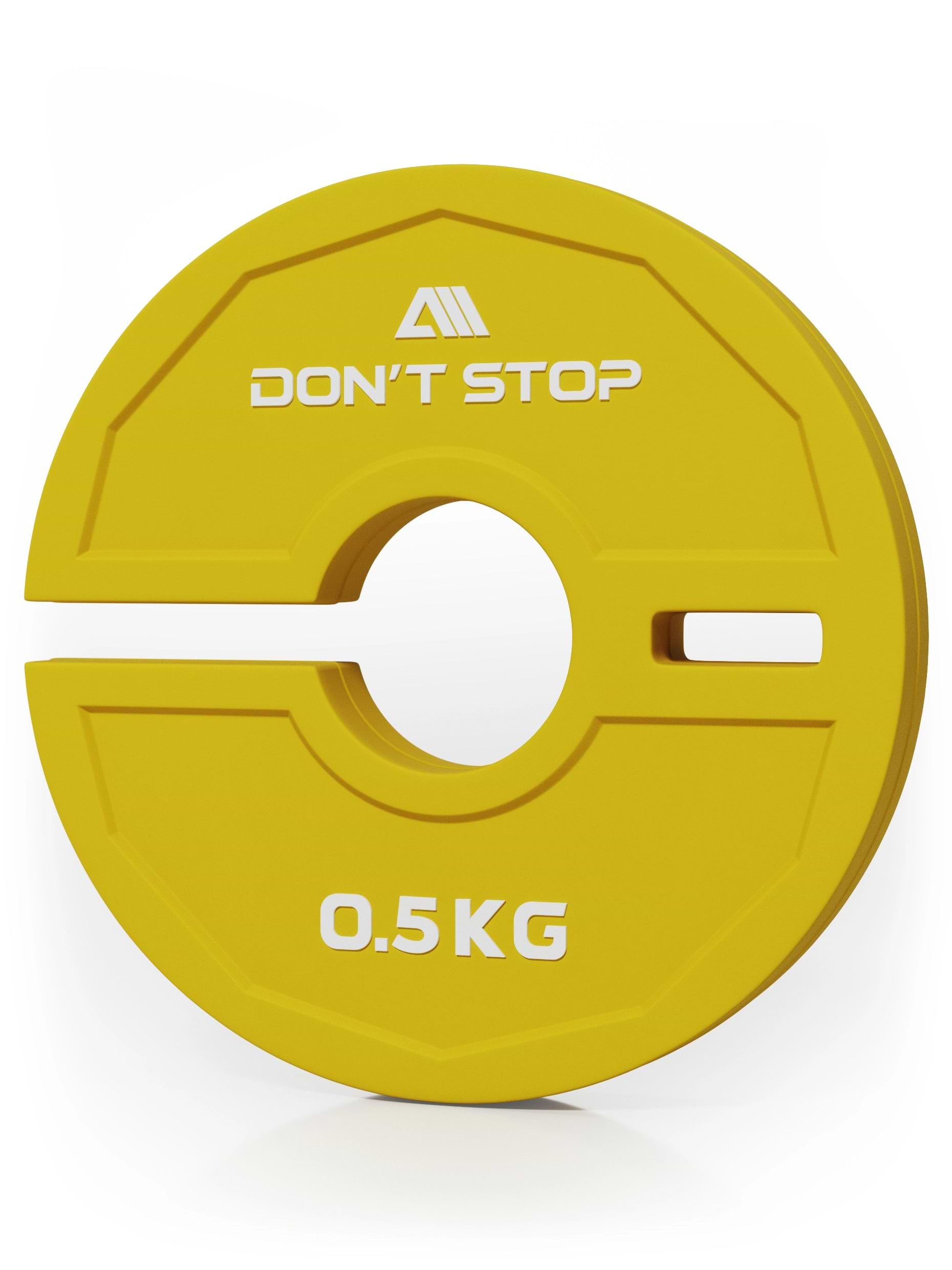 Add-On Flex Plates von Atletica: 0,5kg in gelb