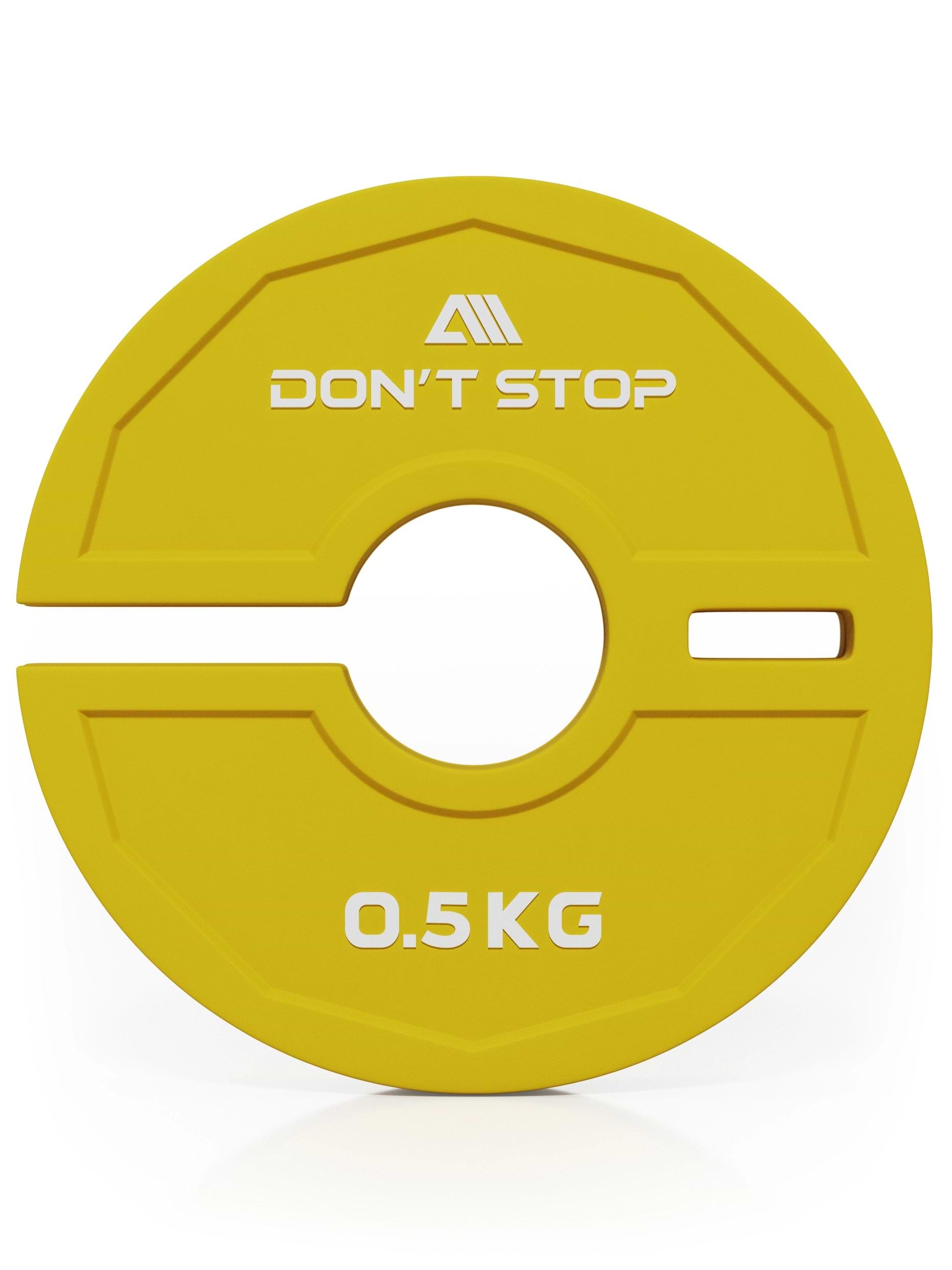 Add-On Flex Hantelscheibe von Atletica, 0.5kg, in gelb