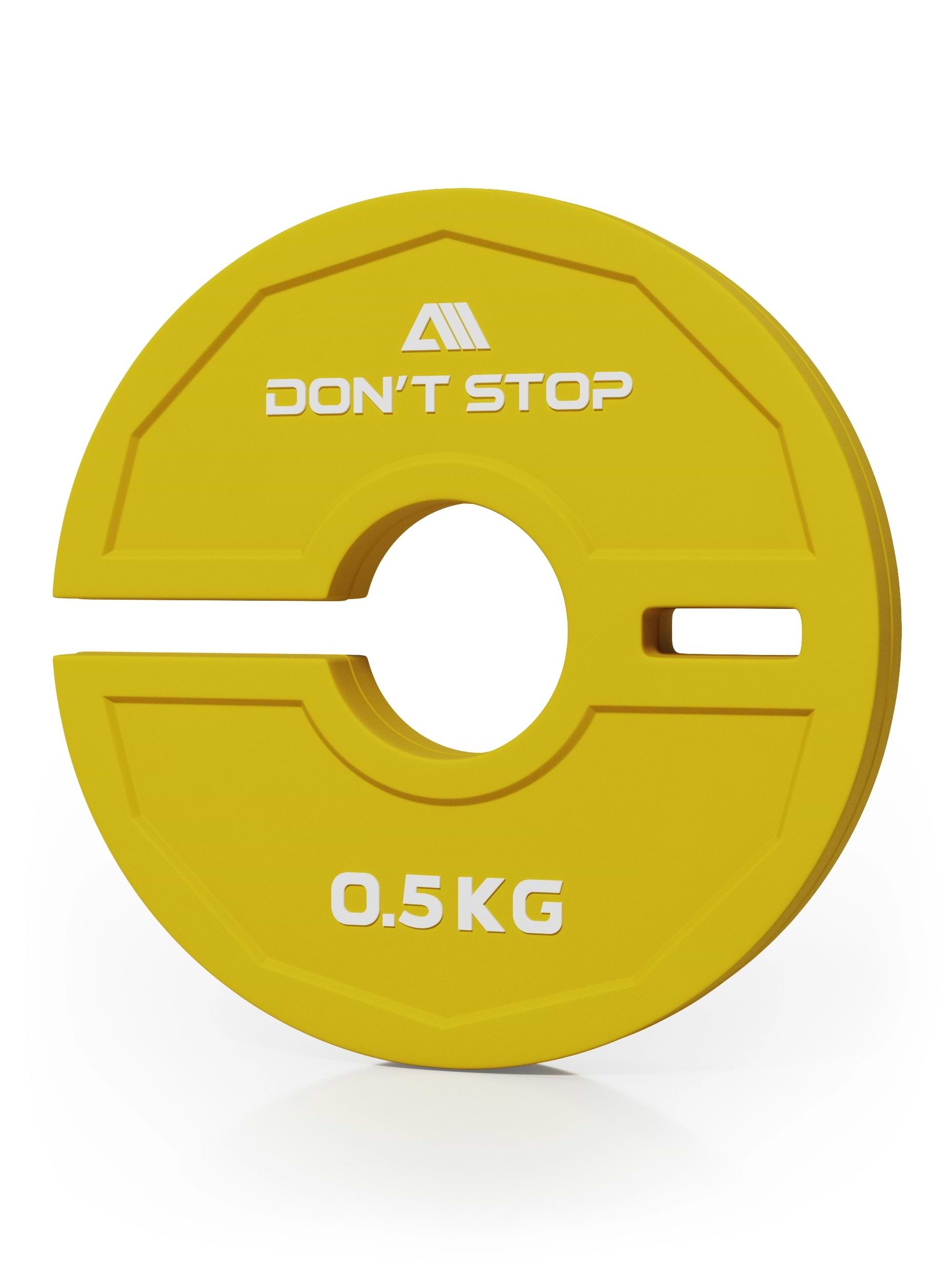 Atletica Add-On Flex Hantelscheibe, 0.5kg, in gelb