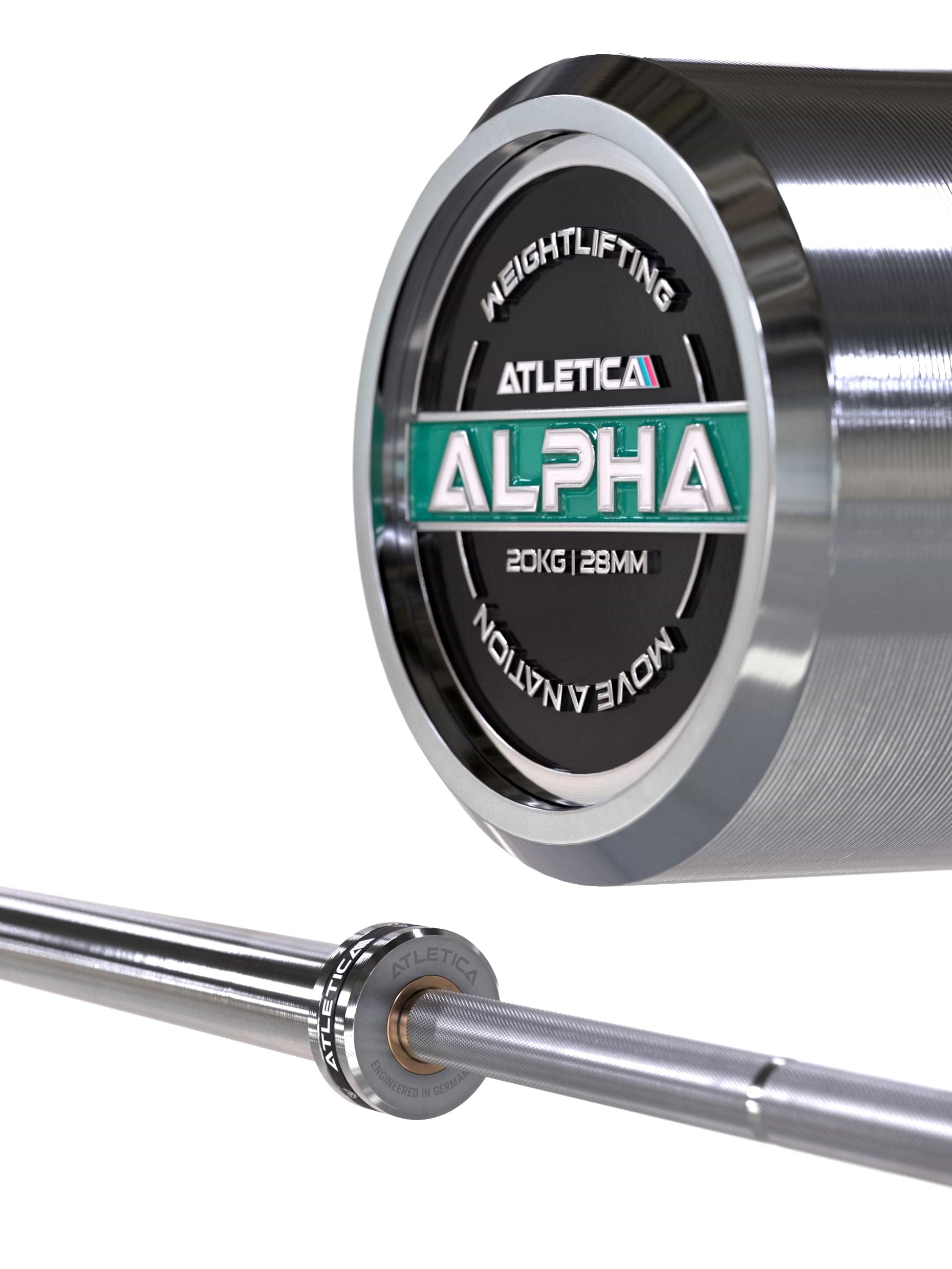 Weightlifting Bar | Speziell fürs Gewichtheben konstruiert | 50mm Olympia Langhantel | 20kg | Markierungen nach IWF & IPF | 1200kg Belastbarkeit