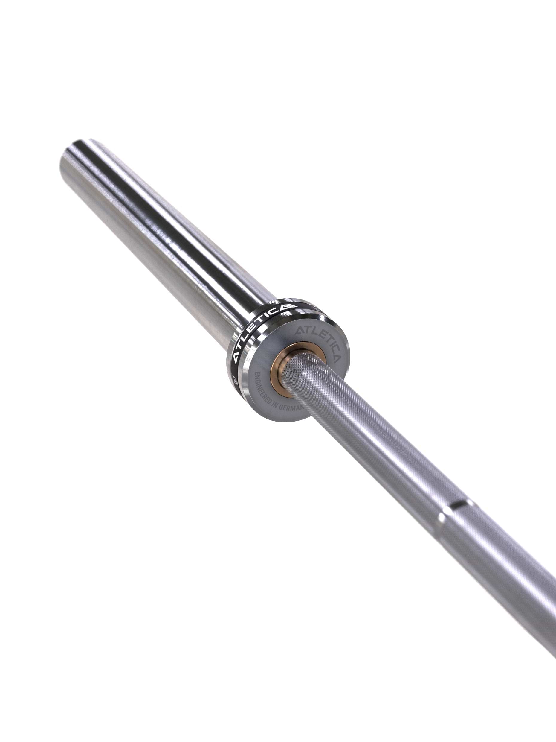 Weightlifting Bar | Speziell fürs Gewichtheben konstruiert | 50mm Olympia Langhantel | 20kg | Markierungen nach IWF & IPF | 1200kg Belastbarkeit