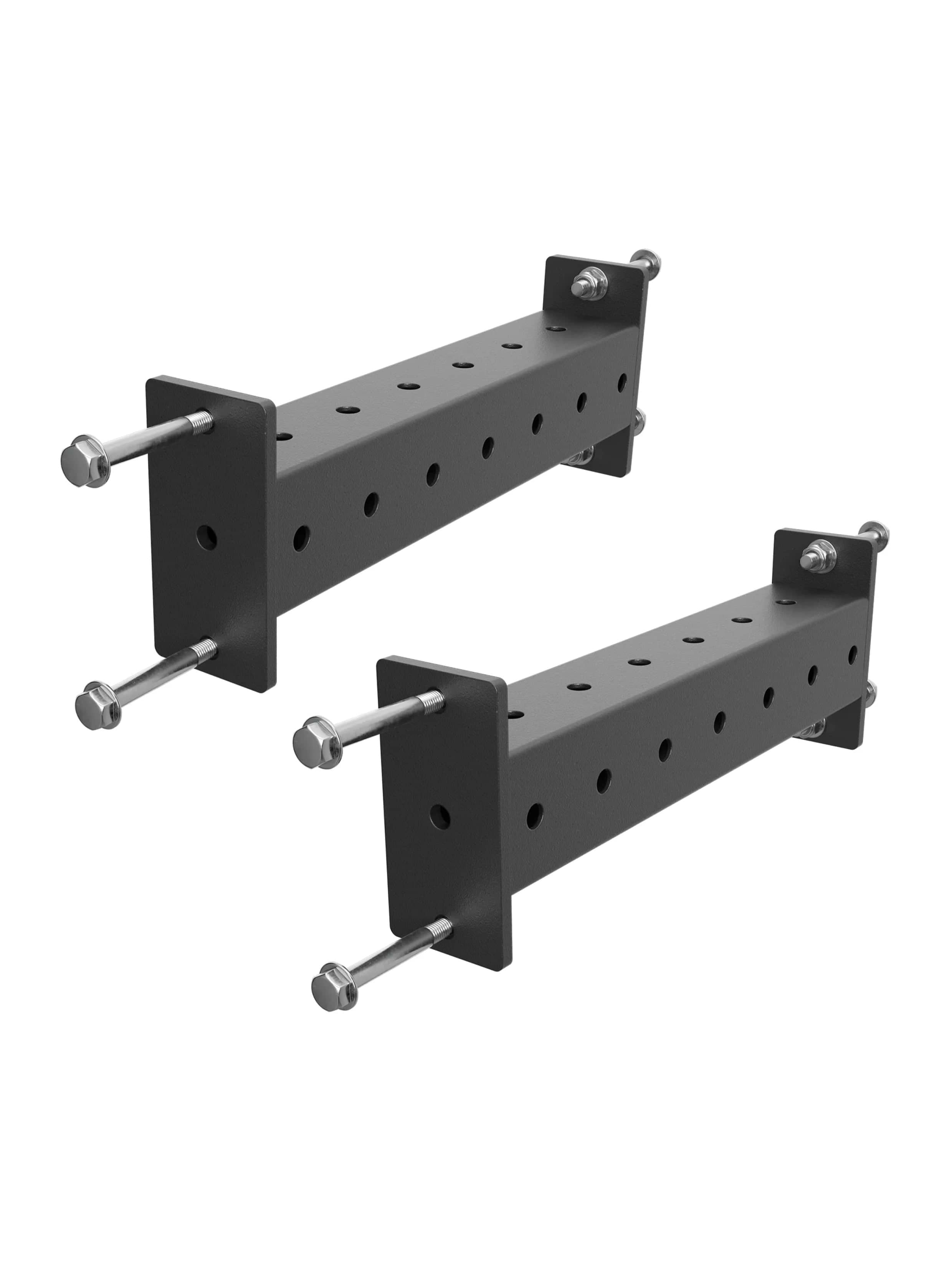 Crossbar Zubehör Paarweise R8 Serie | Für Half Racks, sehr kleine Home Gyms oder als Erweiterung zum 6-Pfosten Rack | In 2 rostfreien Farben verfügbar