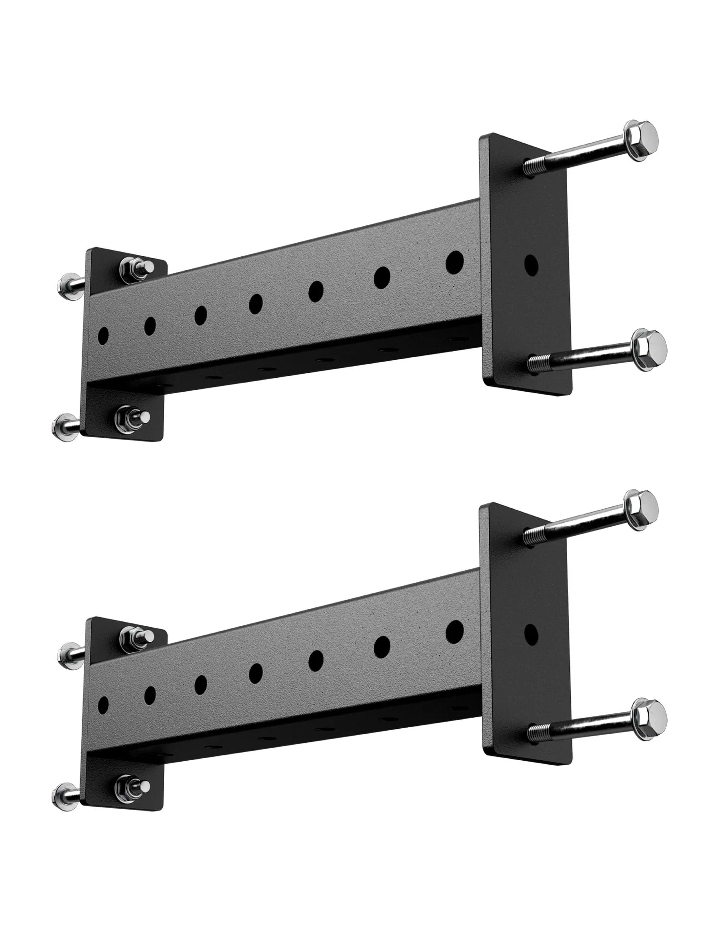 Crossbar Zubehör Paarweise R8 | Für Half Racks, sehr kleine Home Gyms oder als Erweiterung zum 6-Pfosten Rack | In 2 rostfreien Farben verfügbar