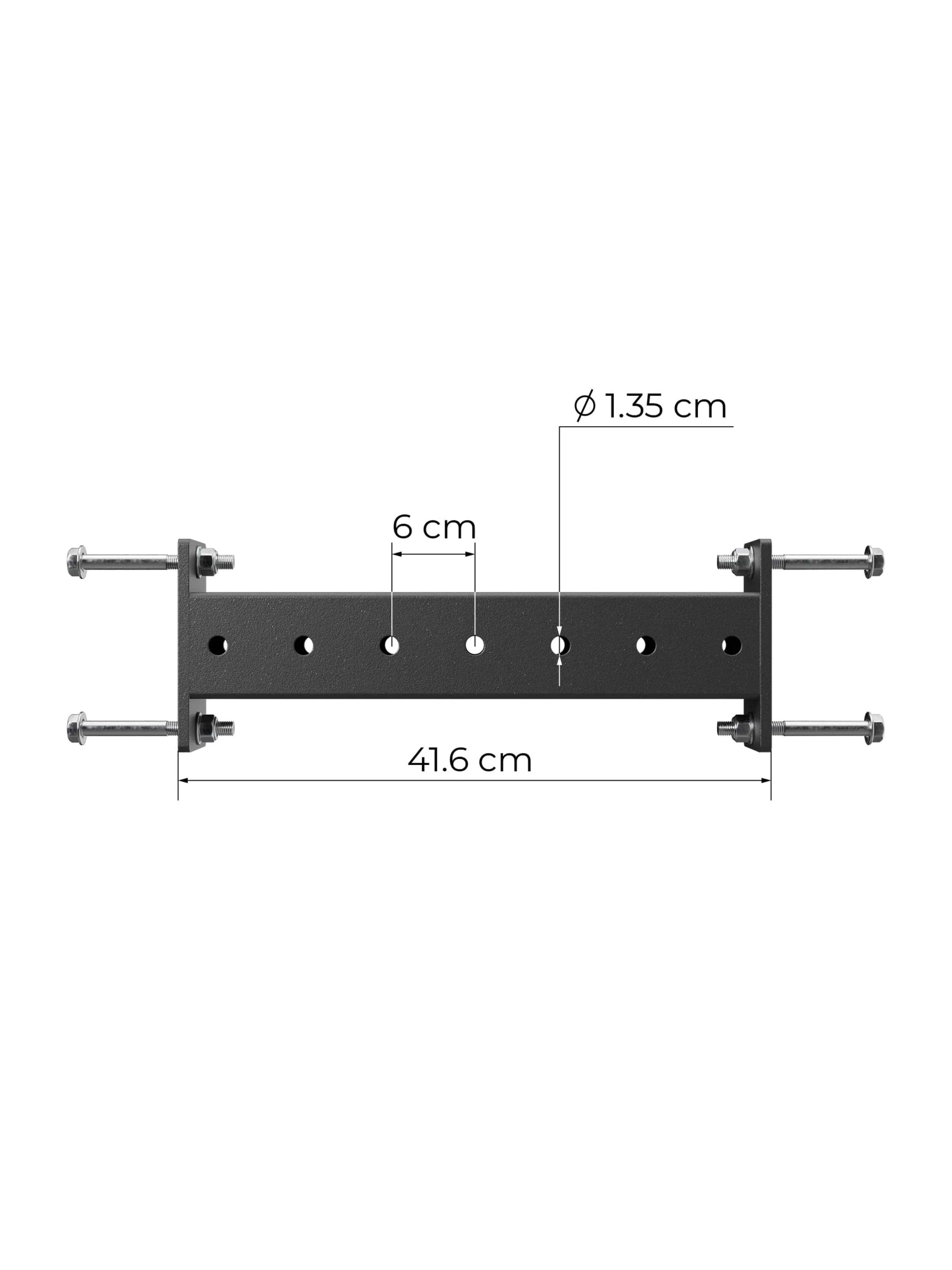 Crossbar R8 Serie | Für Half Racks, sehr kleine Home Gyms oder als Erweiterung zum 6-Pfosten Rack | In 2 rostfreien Farben verfügbar