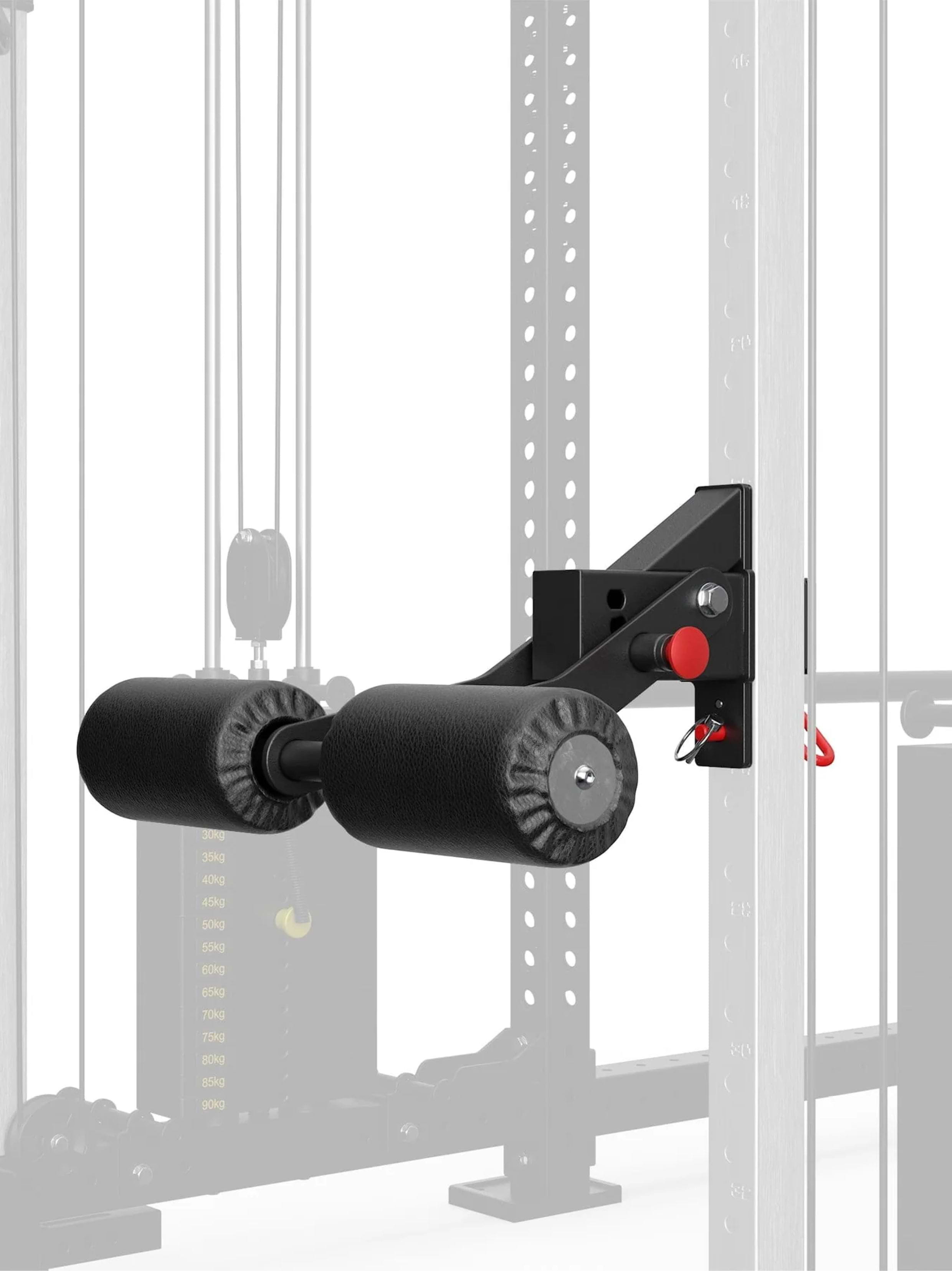 Zubehör Leg Blocker R8: Anbringung in beliebiger Höhe am Kabelzug