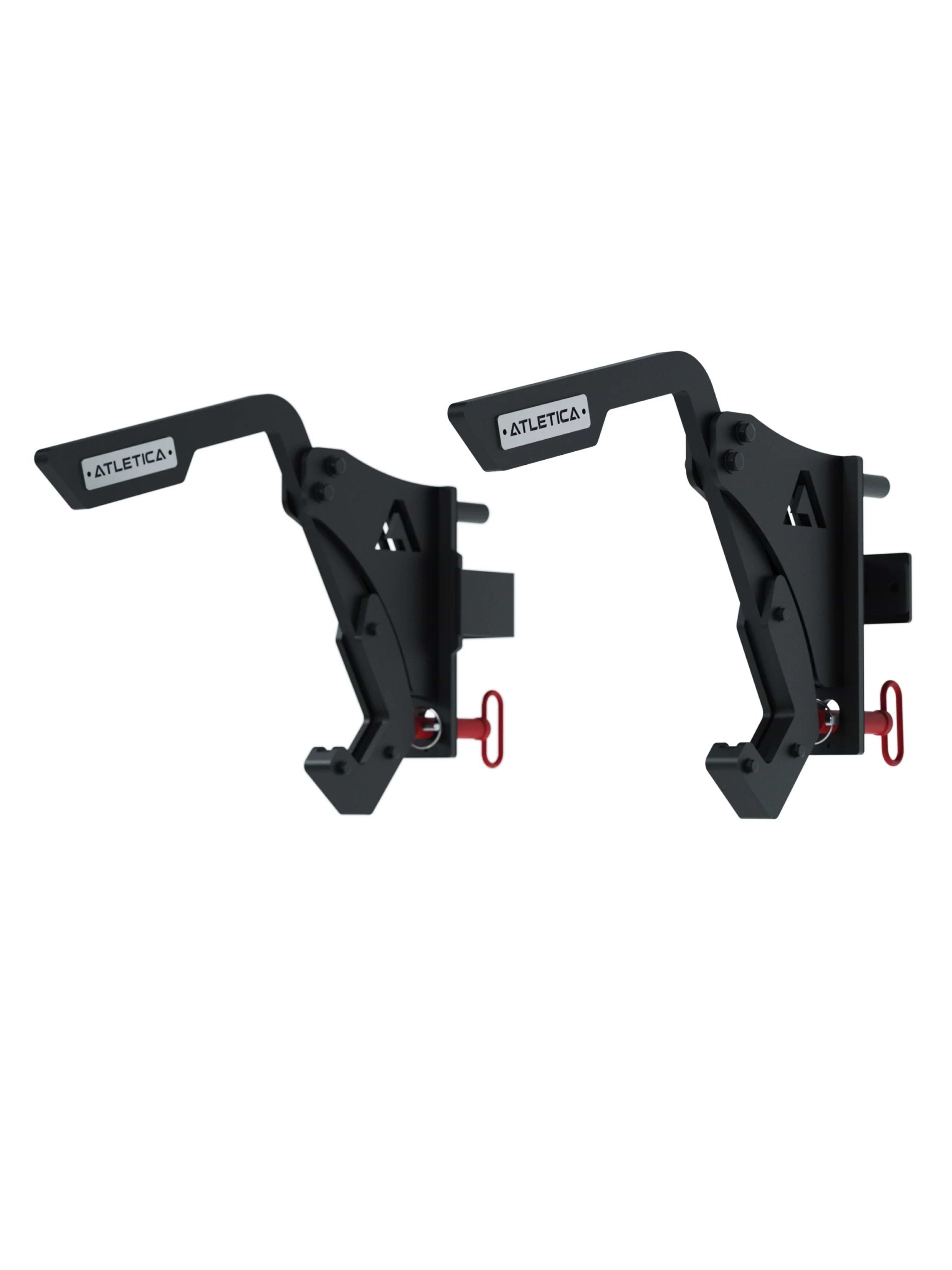 Monolifts Zubehör R8-Power Racks: Paarweise | Sehr massiv | Erweiterte J-Hooks | 28 kg Eigengewicht | Bis 450 kg belastbar | Für ein gelenkschonendes Training