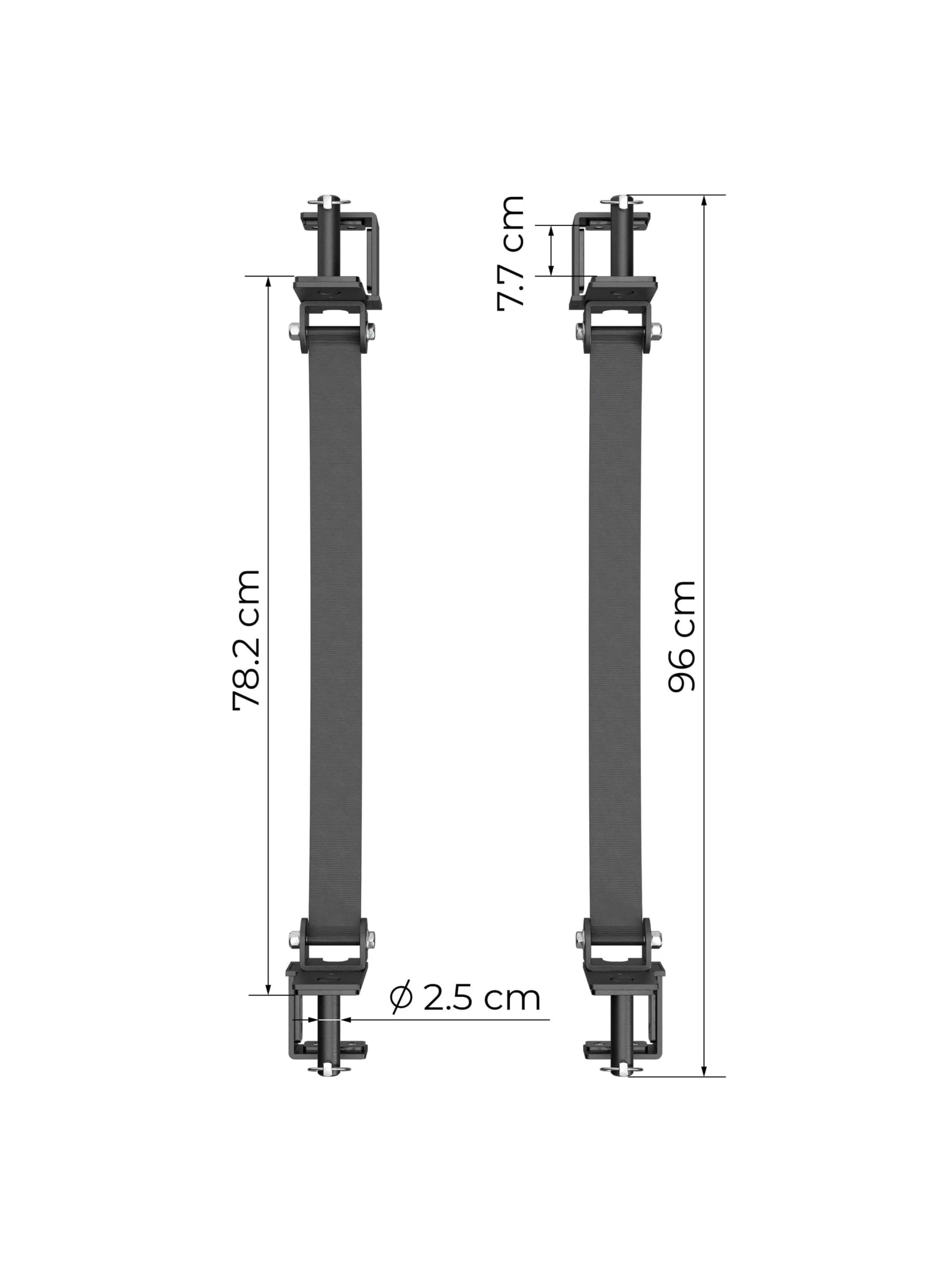 Safety Straps: Jeweils bis zu 550 kg belastbar
