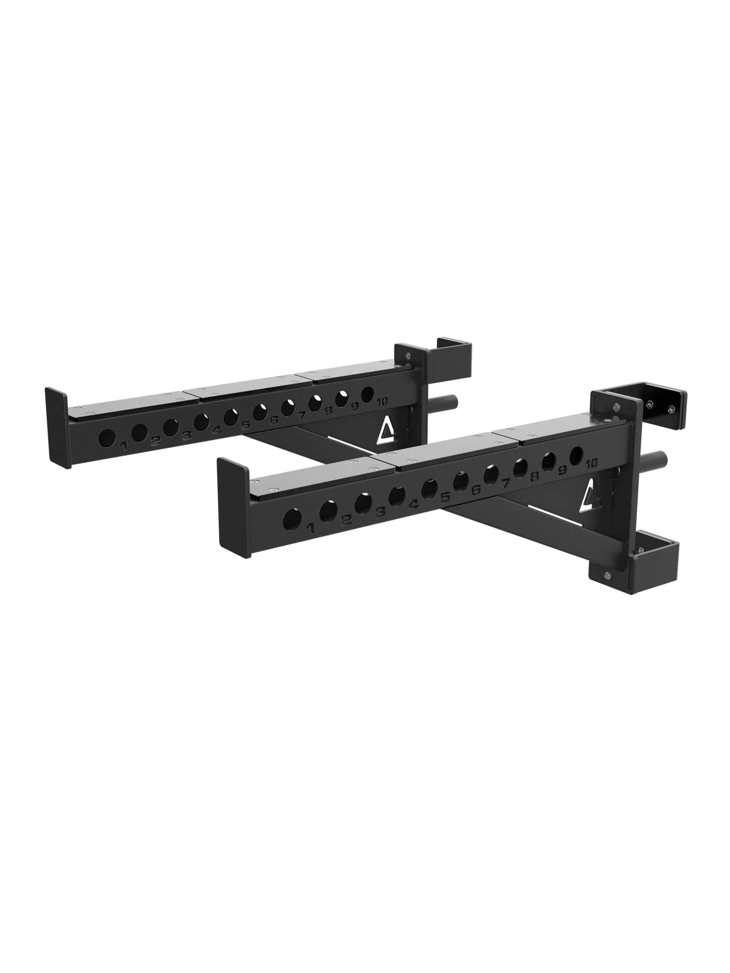 Spotter Arme R8 Serie Zubehör: Paar | Sicher trainieren, auch vorm Rack | Belastbar | 61 cm lang | 6 mm dicke UHMW-Kunststoffplatte zum Schutz der Langhantel