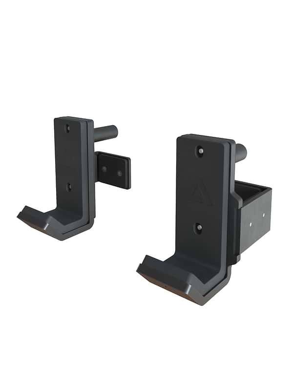 J-Hooks, Type 1, R8 Power Racks Zubehör: Austauschbare Protektoren | Tiefe Mulde | Bis 450 kg belastbar | Einfach höhenverstellbar | Cross-kompatibel