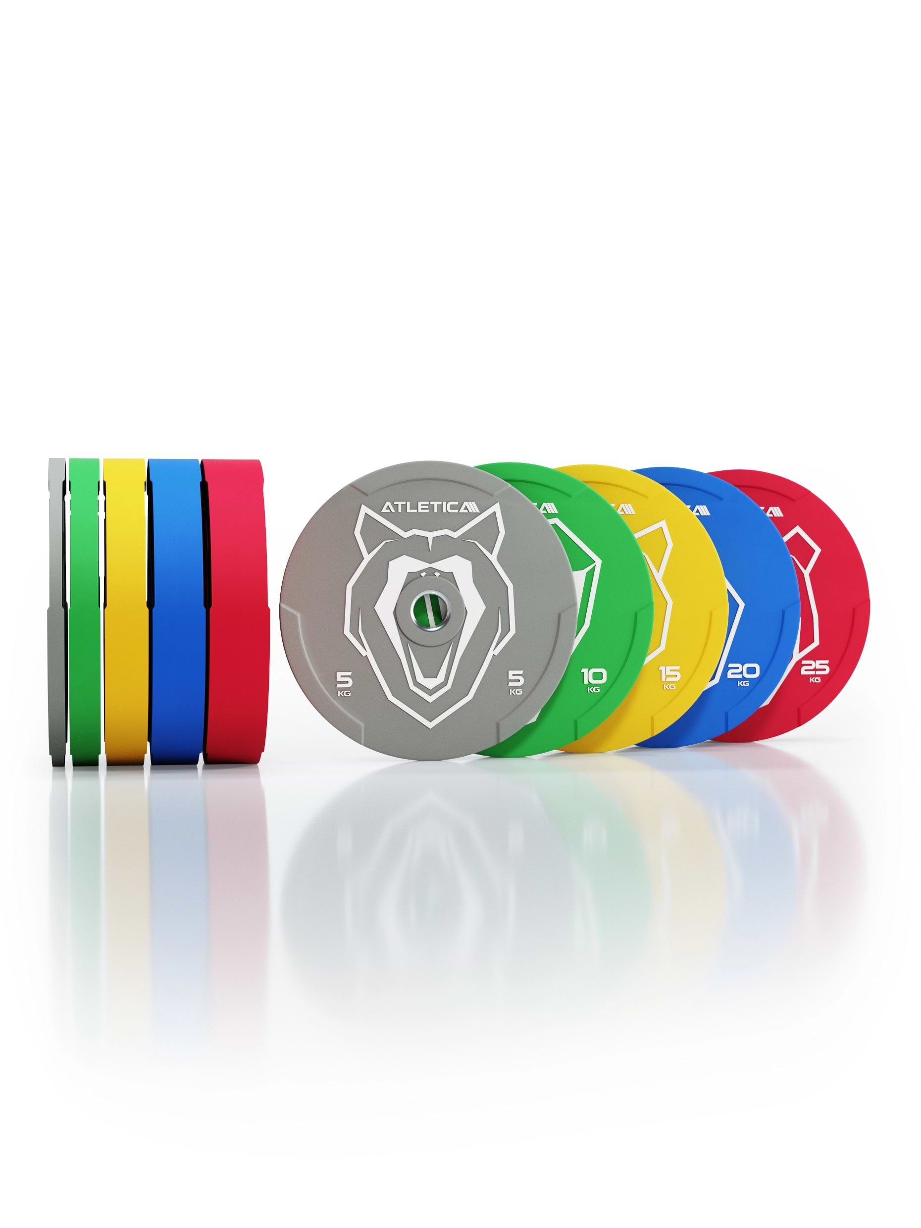Hantelscheiben 150kg Set: Animal Bumper Plates