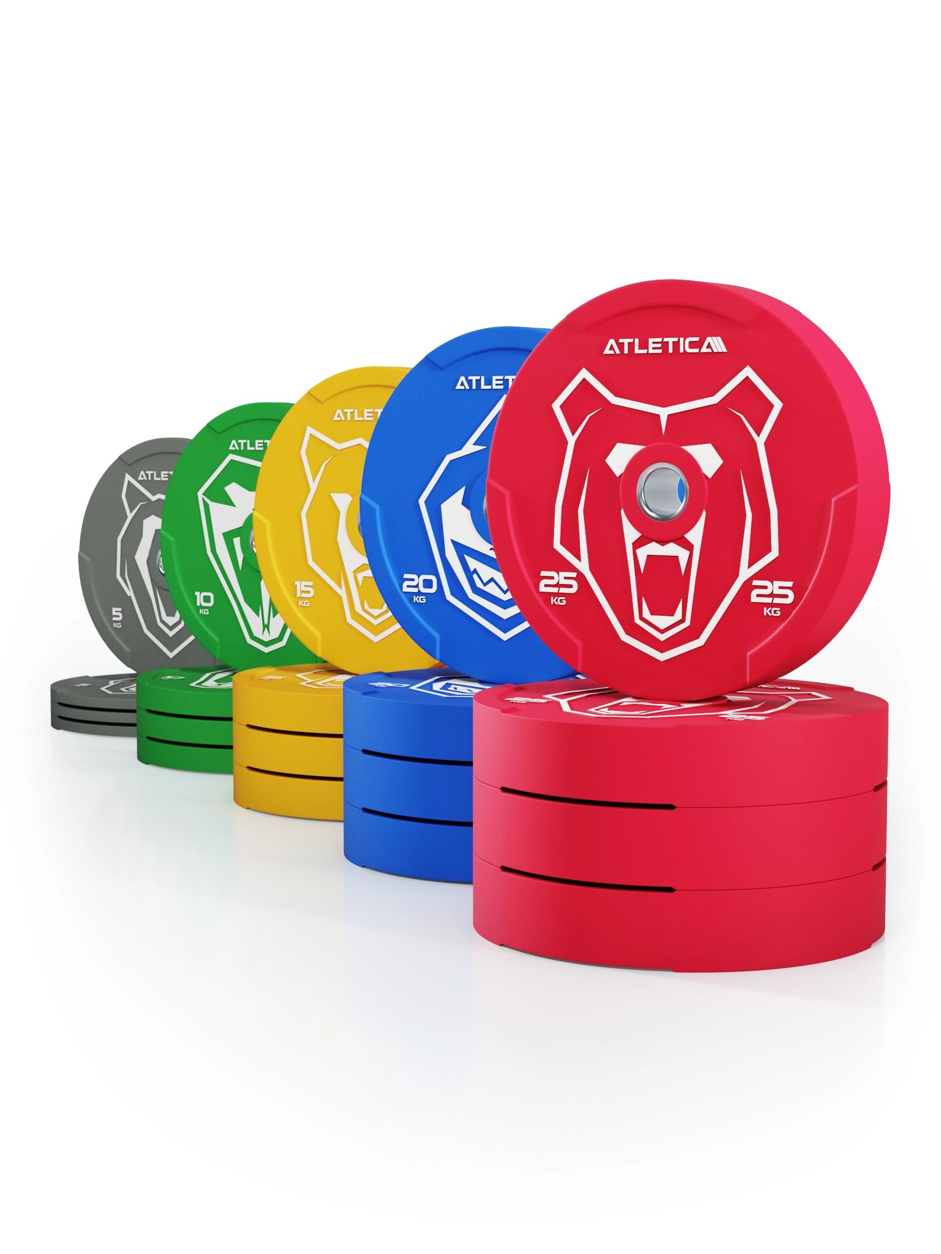 Animal Bumper Plates 300kg Set | Farbcode nach IWF-Standard