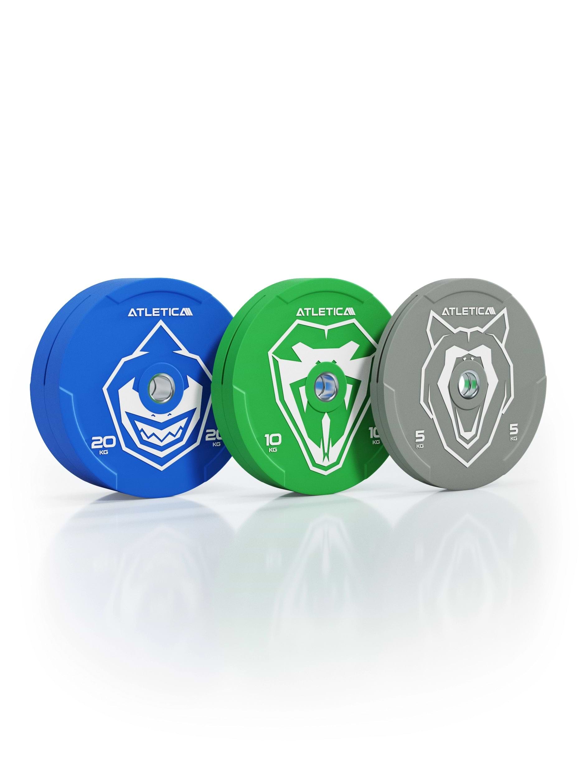 Animal Bumper Plates 70kg Set von Atletica