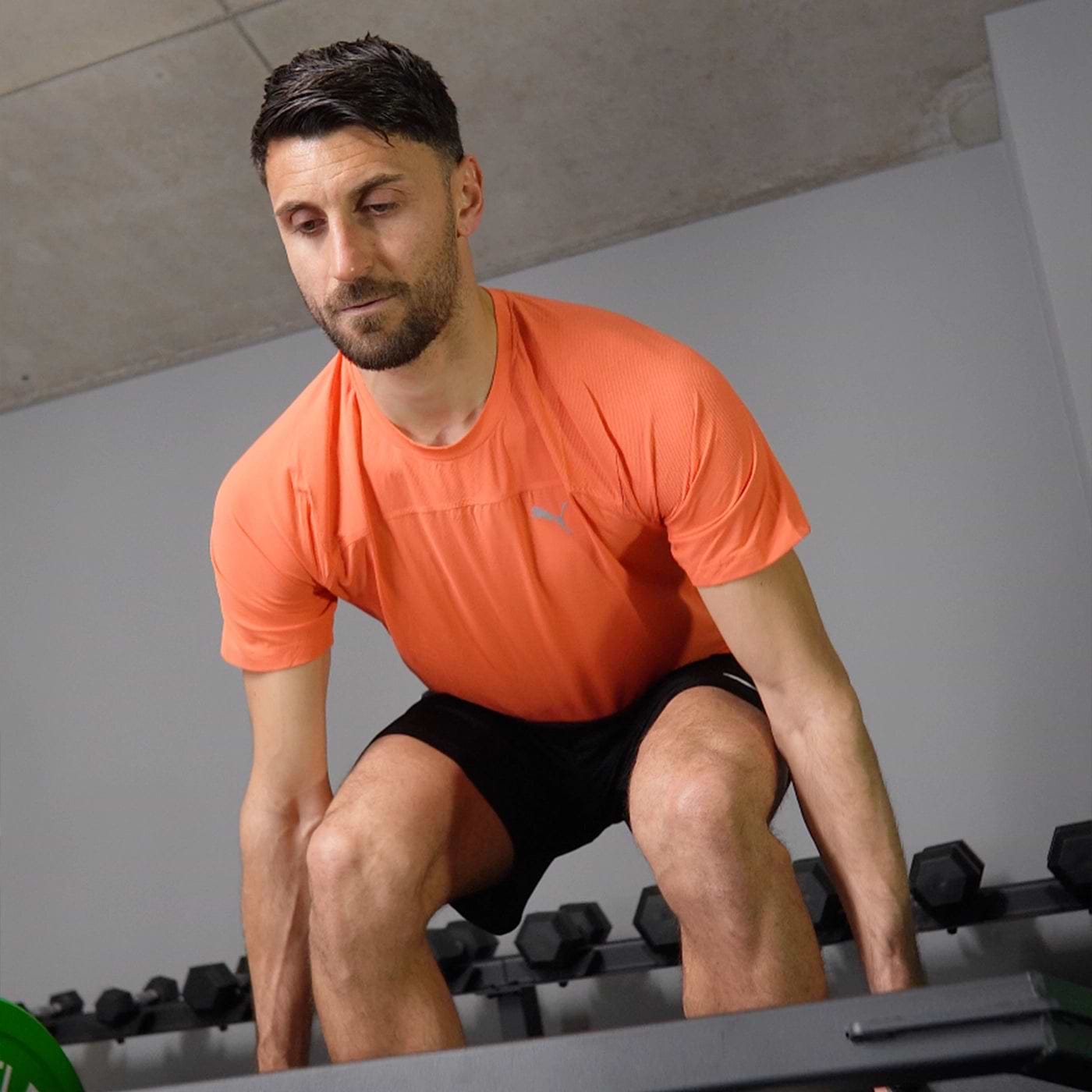 Atletica Athleten: Vincenzo Grifo beim Kreuzheben