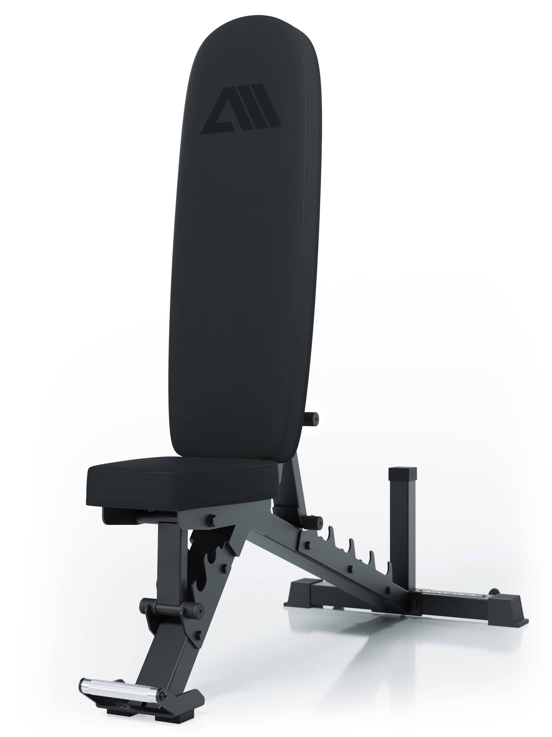 Hantelbank B4 verstellbar: Rückenlehne 6-fach, Sitz 3-fach verstellbar,