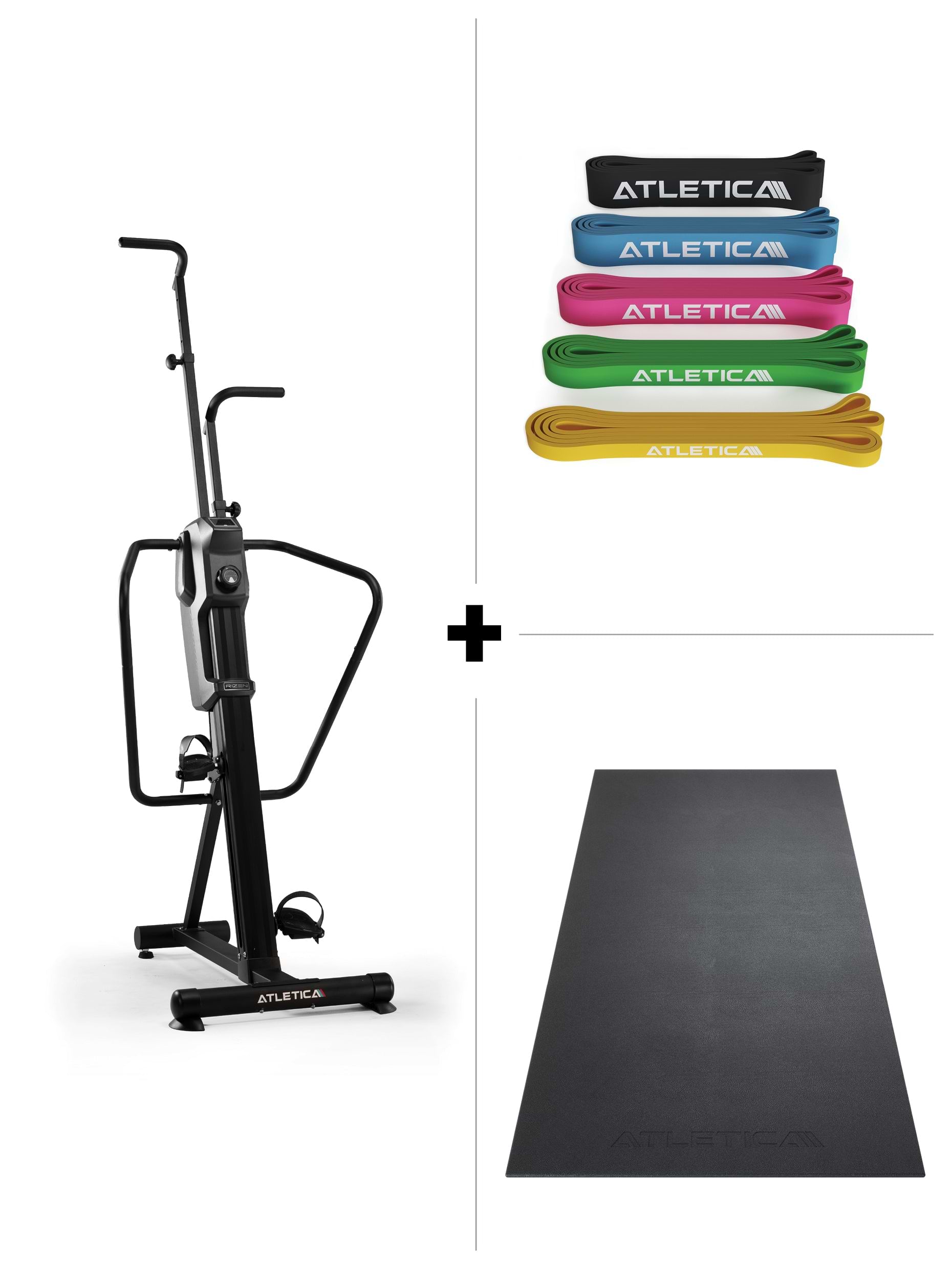 Rizen Kletterergometer Set I Bodenschutz und Bänder inklusive, Black Week Sale