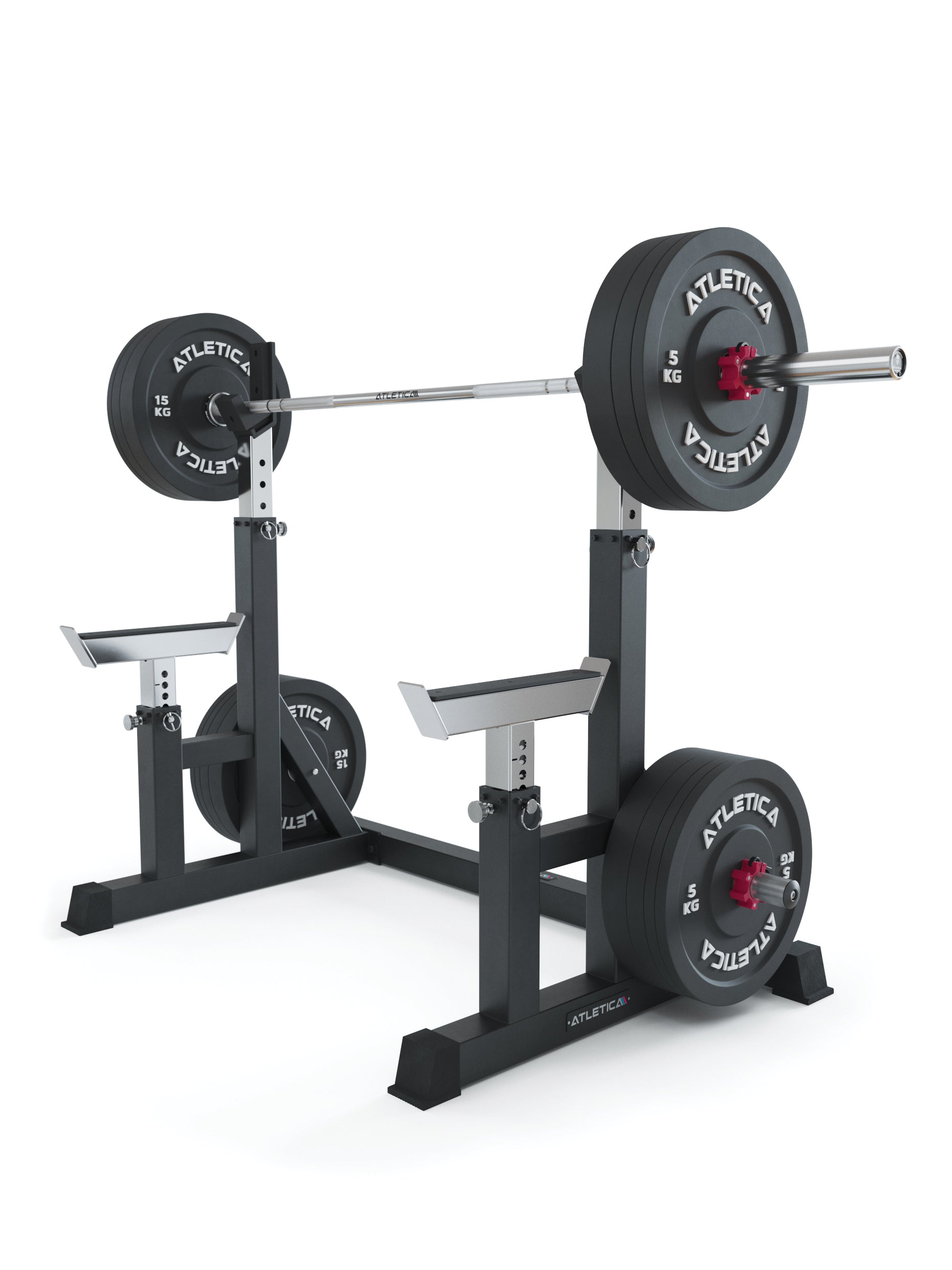Dome Squat Rack SET | Gamma Langhantel | 120kg Iron Plates