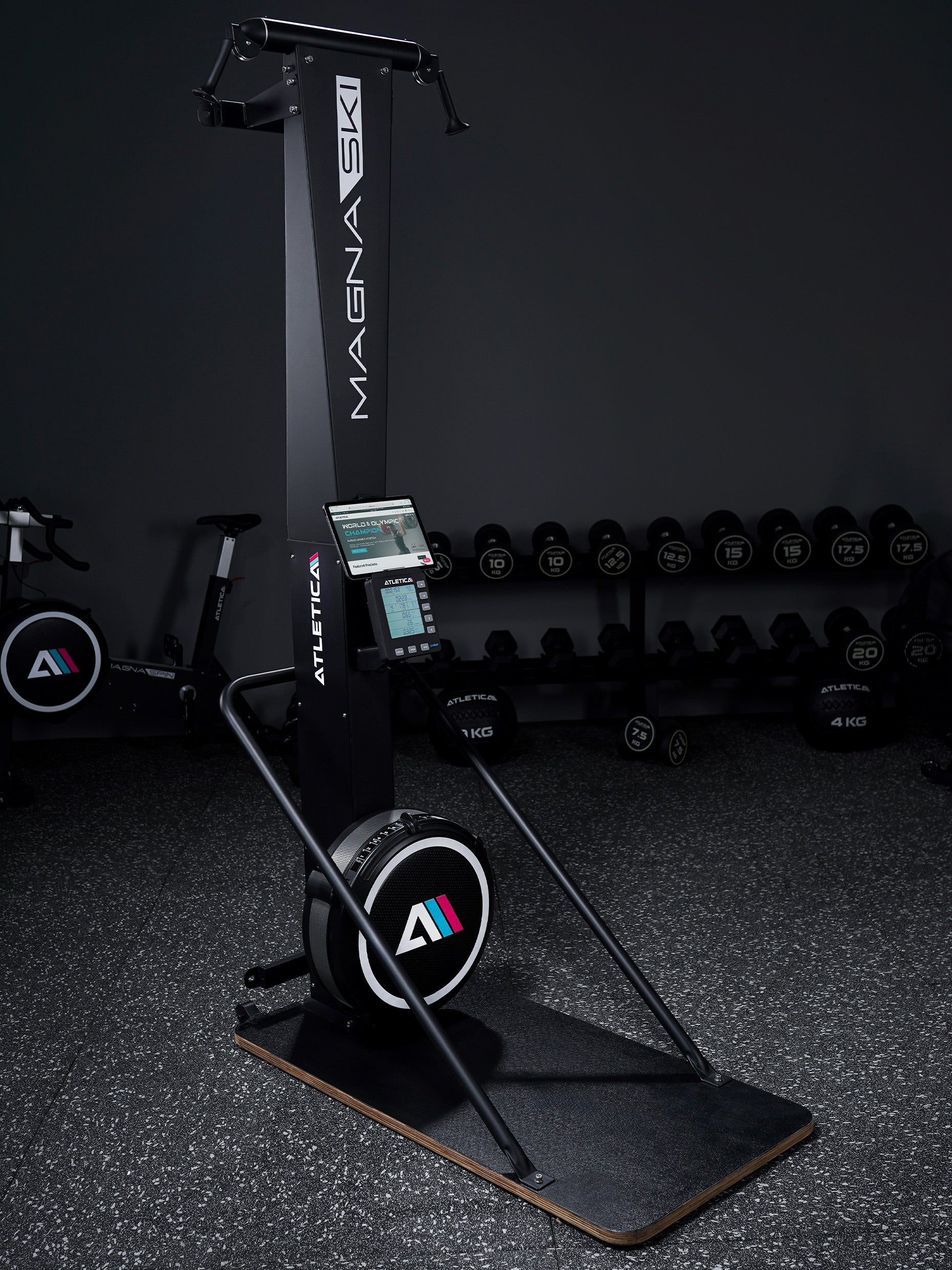 MagnaSki Ergometer von Atletica mit LCD Display
