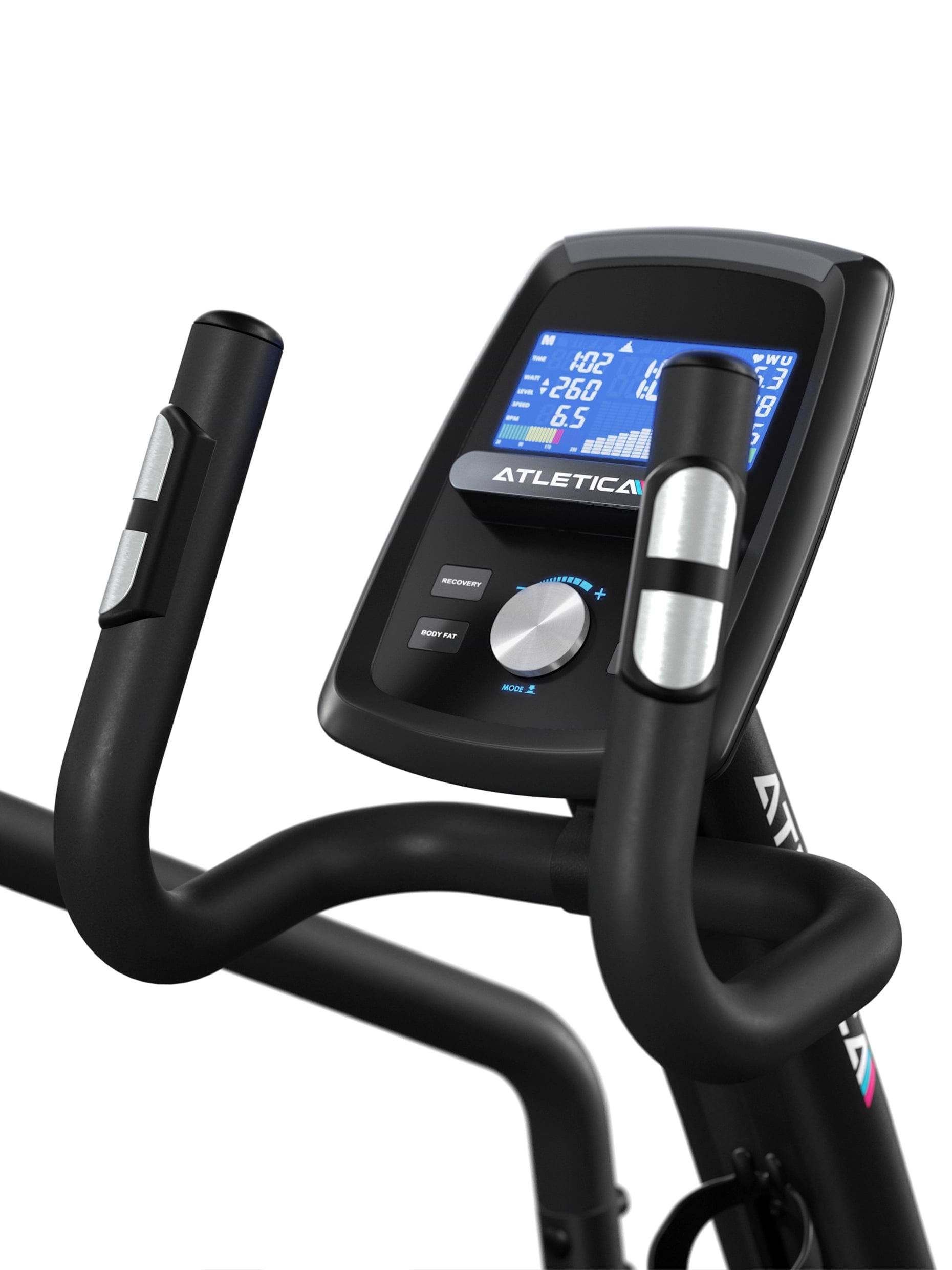 Handgriffe auf dem Crossfold Crosstrainer von Atletica