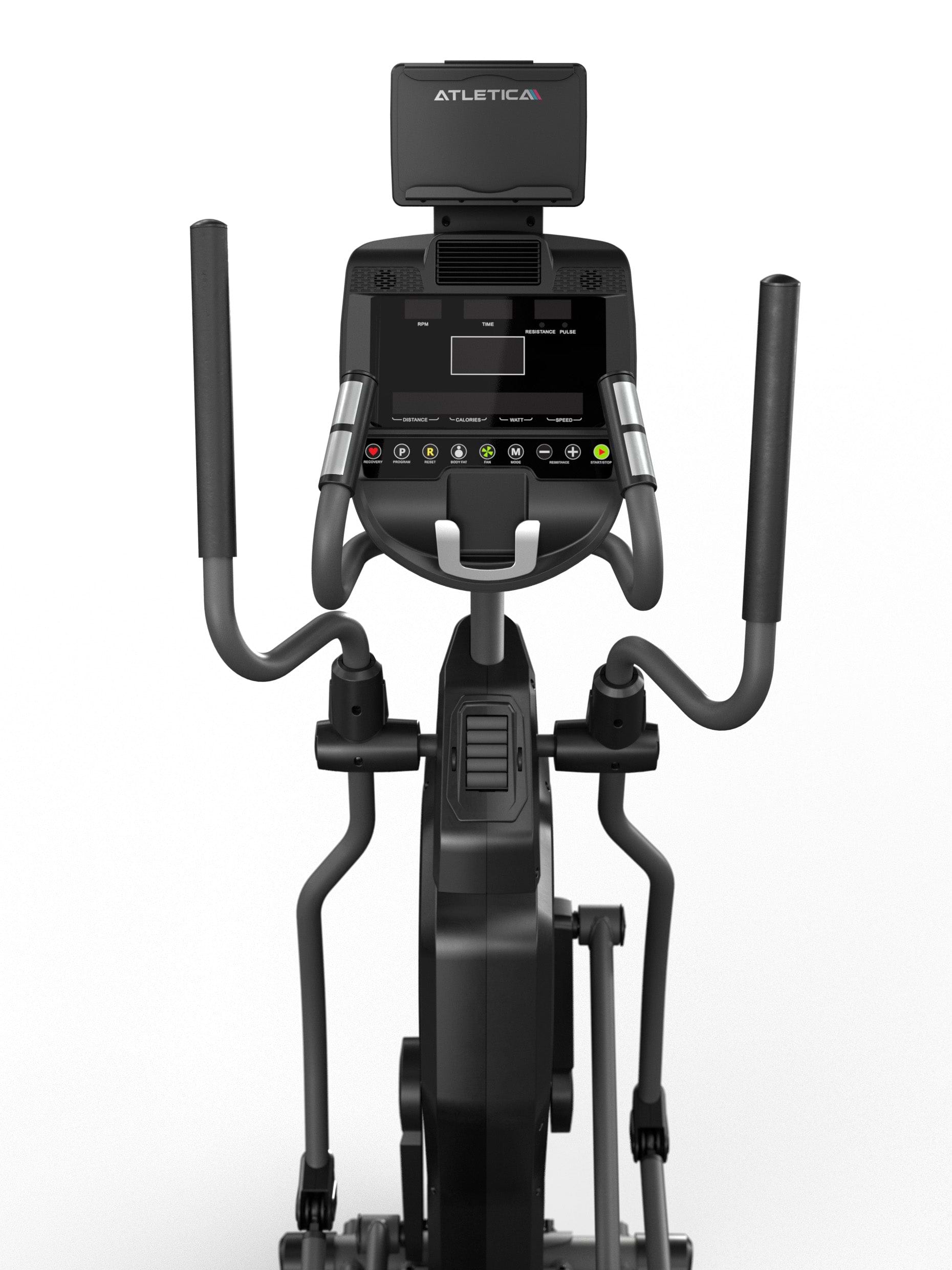 Crosstrainer Zenith: Pulsmessung über feste Handgriffe