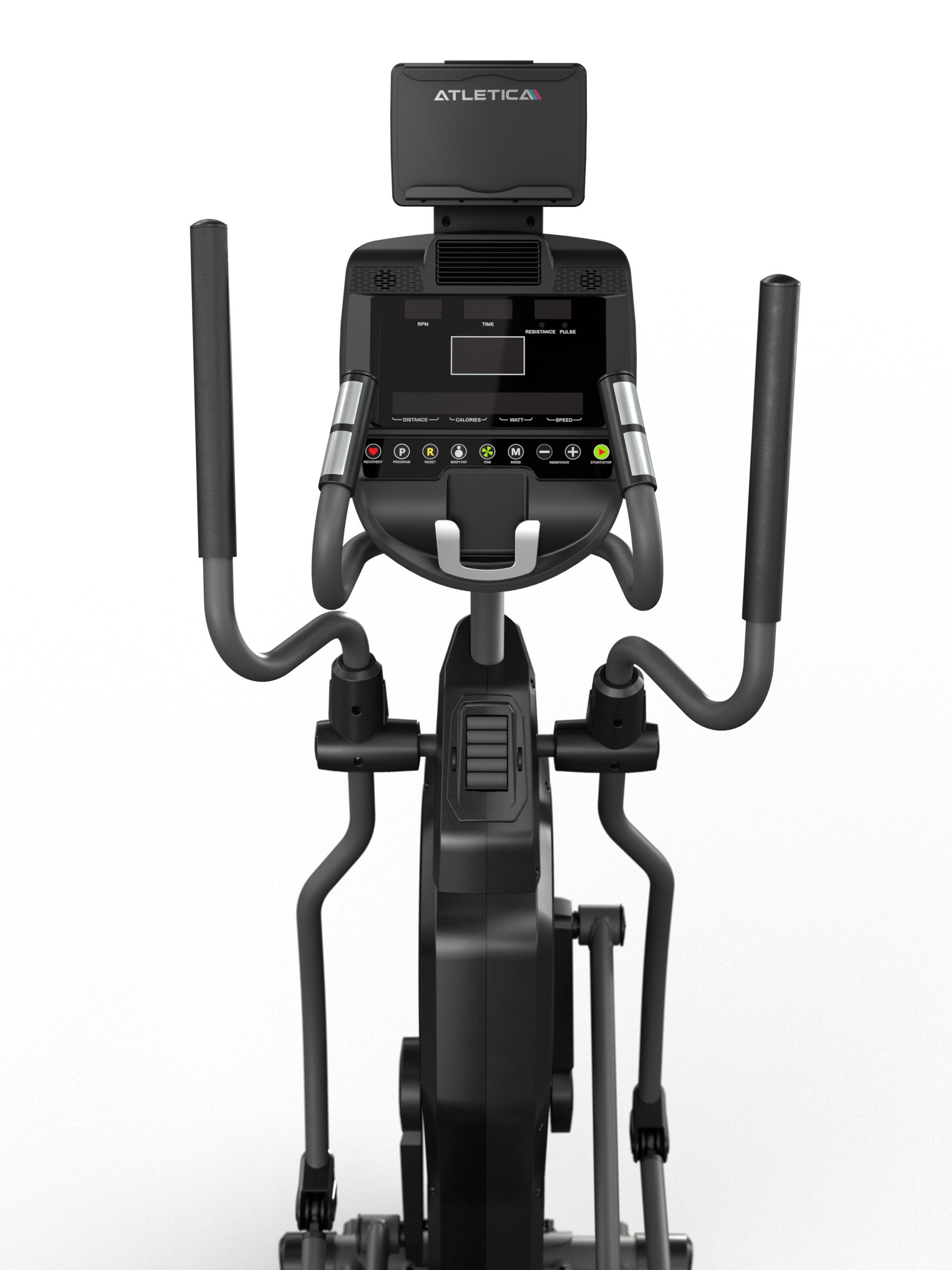 Crosstrainer Zenith: Pulsmessung über feste Handgriffe