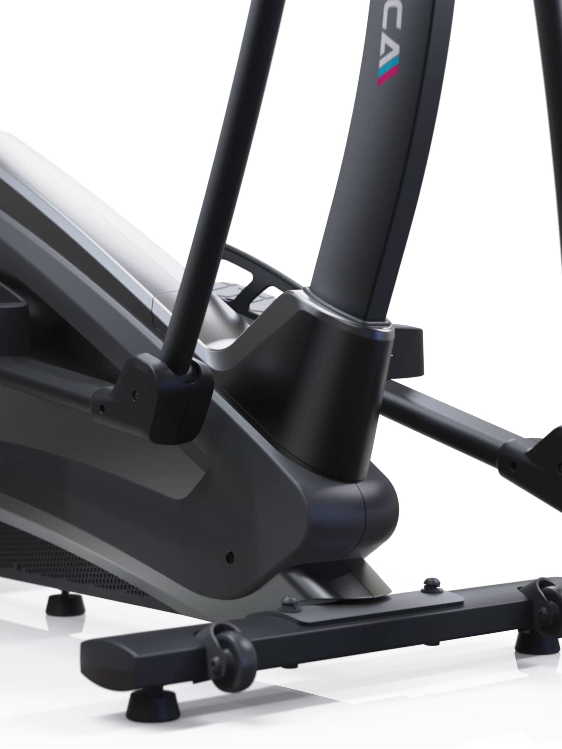 Ellipsentrainer Cardiogerät Cyclone: Kompakte Stellfläche für kleine Räume | 44cm Ellipsentrainer für ein anspruchsvolles Training | Heimtrainer für Personen bis 150kg geeignet