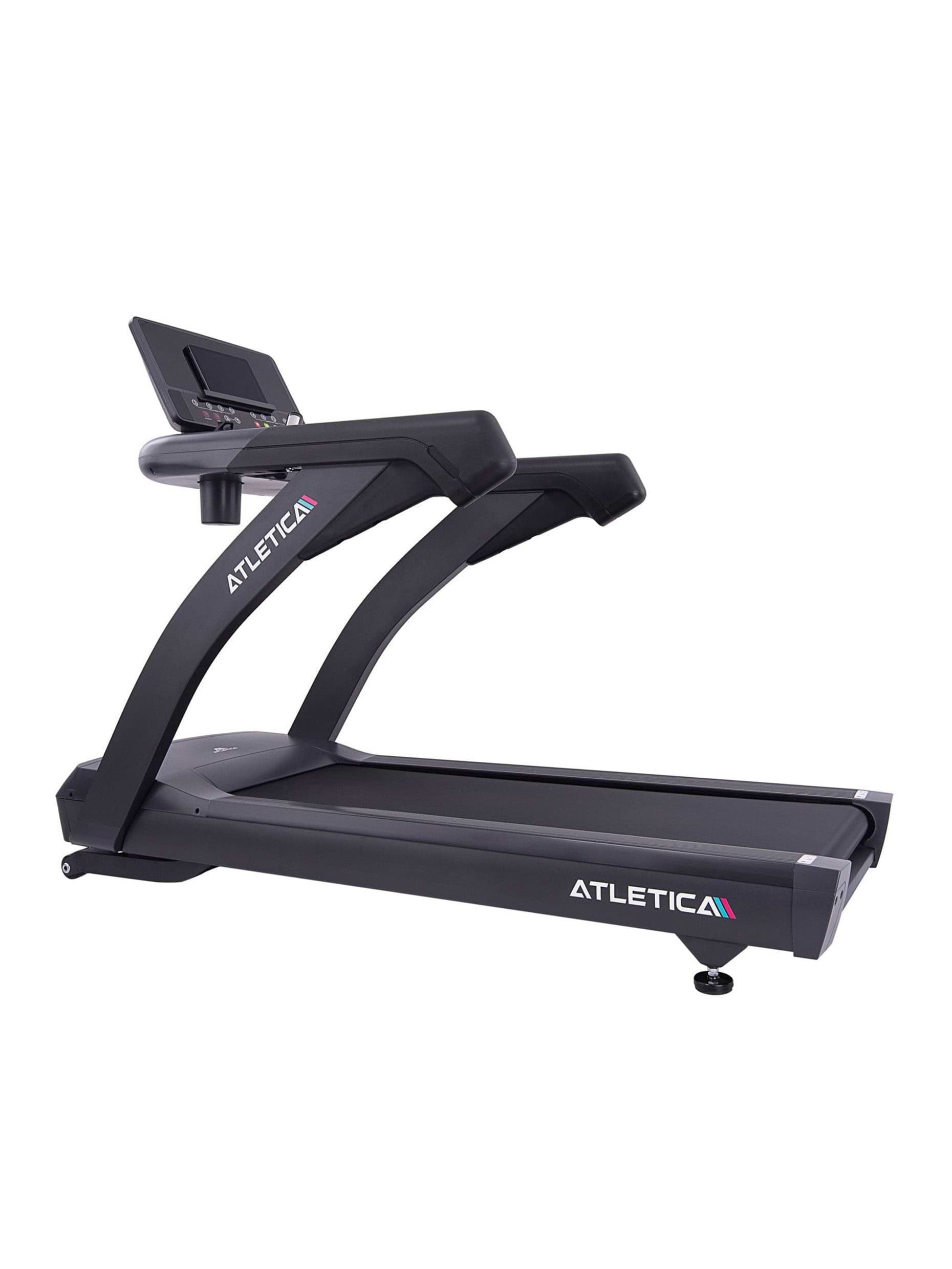 Laufband Cardiogerät RunMaster: Der ultimative Heimtrainer von Atletica | Fitnessgeräte mit Studio-Power-Level | 10 PS Peak-Leistung | Next Level Sportgerät