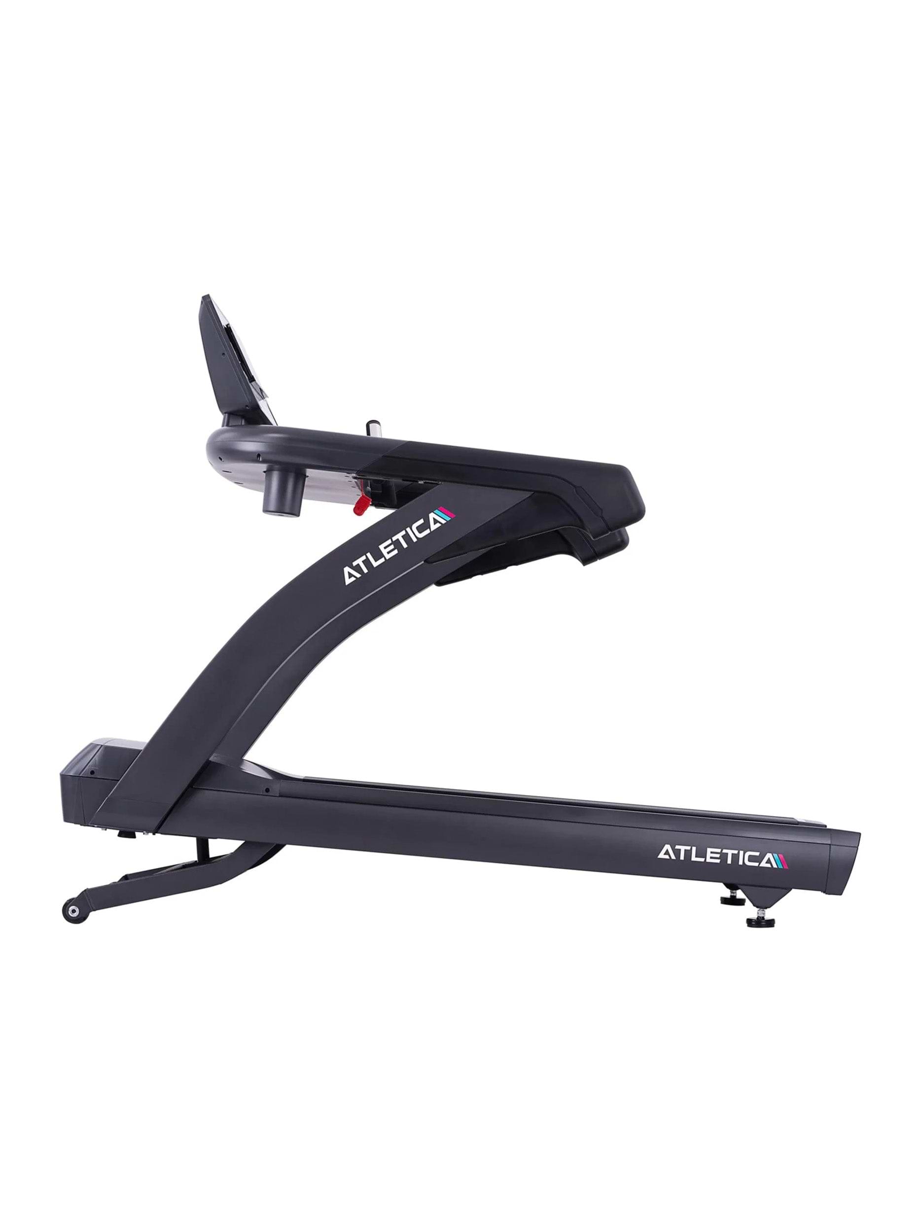 Laufband RunMaster: Der ultimative Heimtrainer von Atletica | Fitnessgeräte mit Studio-Power-Level | 10 PS Peak-Leistung | Next Level Sportgerät