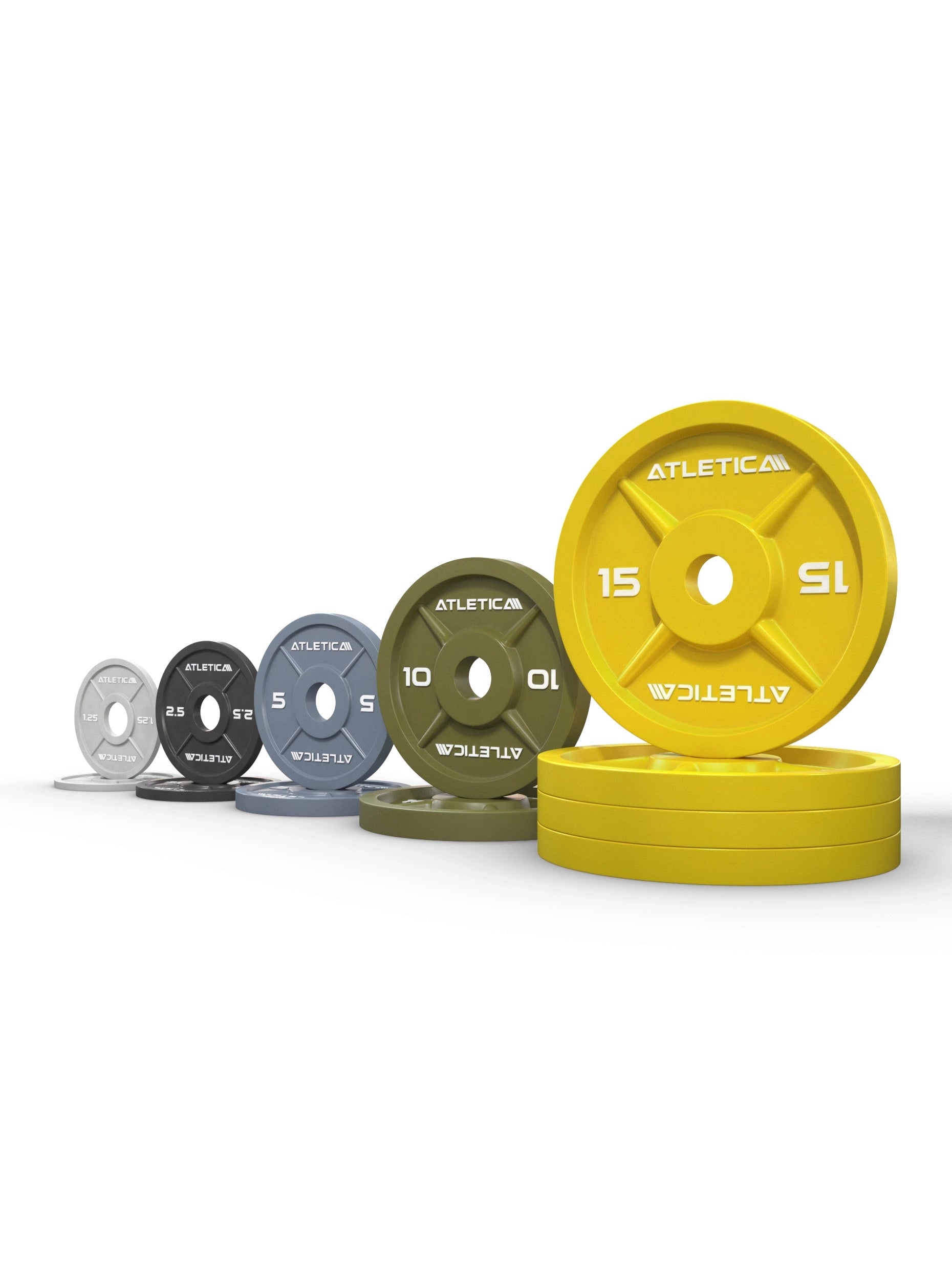 Set Color Iron Plates 97.5kg 1