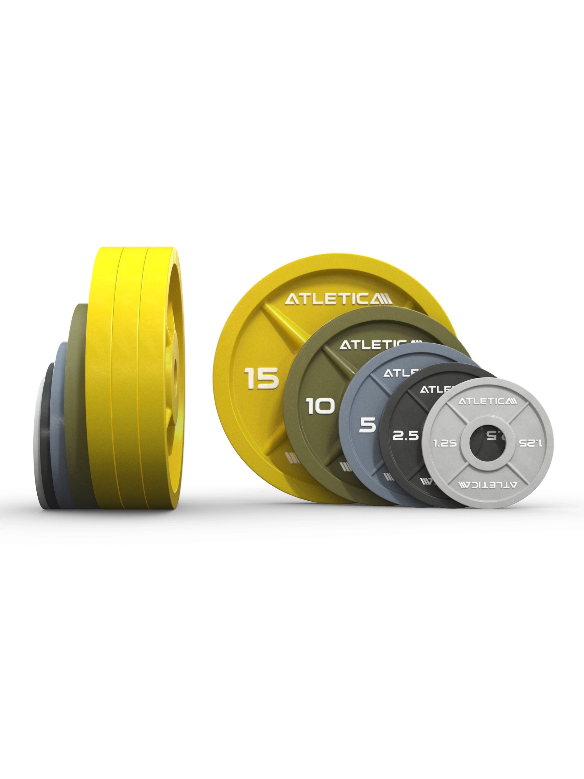 Set Color Iron Plates 97.5kg 3