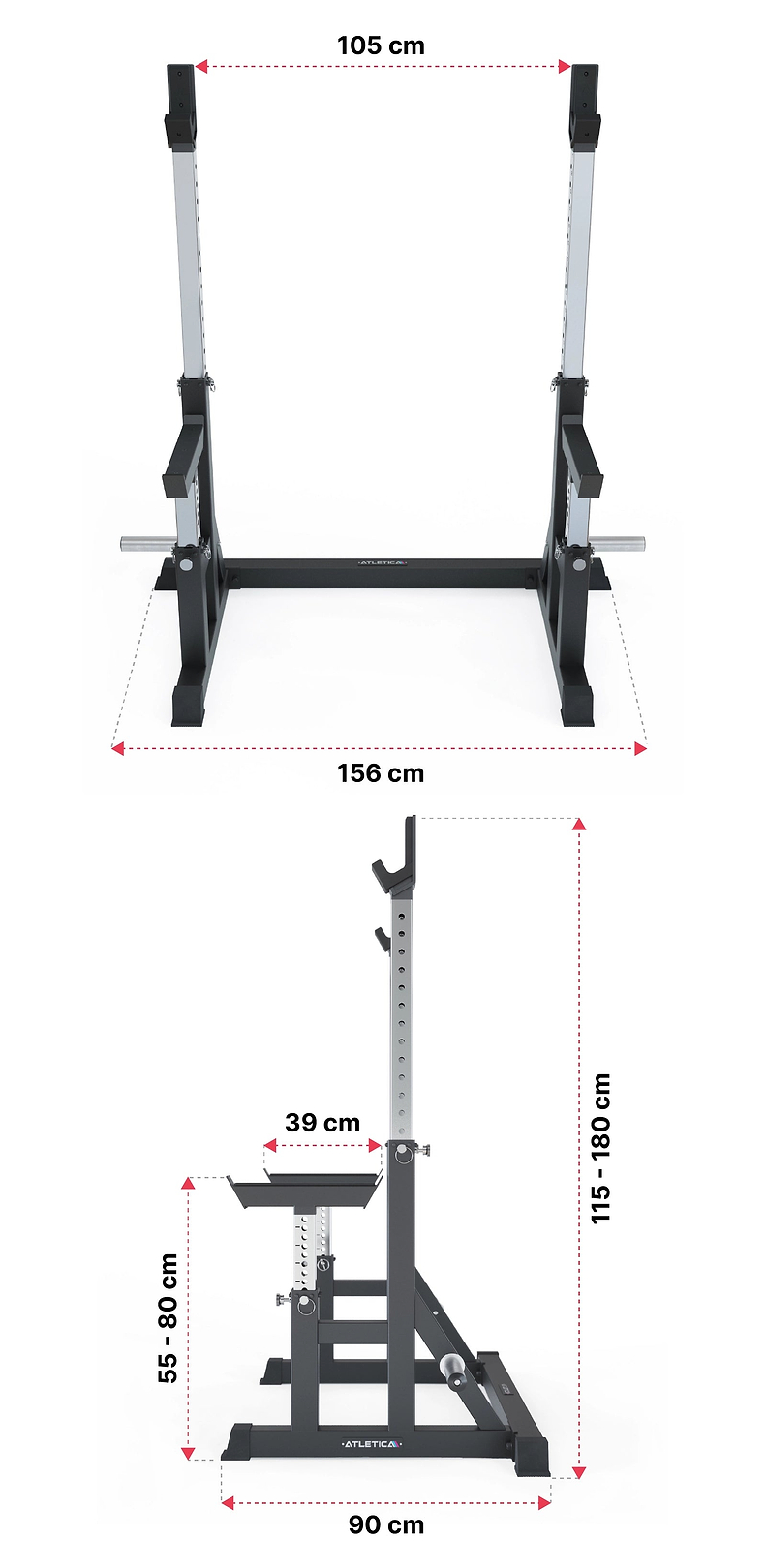 Dome Rack: Dimensionen