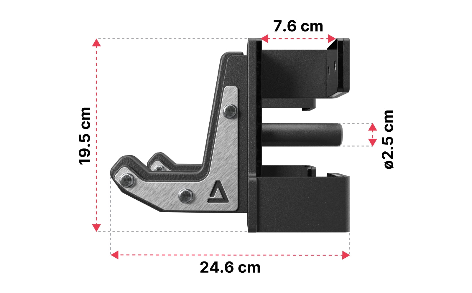 R8 J-Hook Type 4: Dimensionen