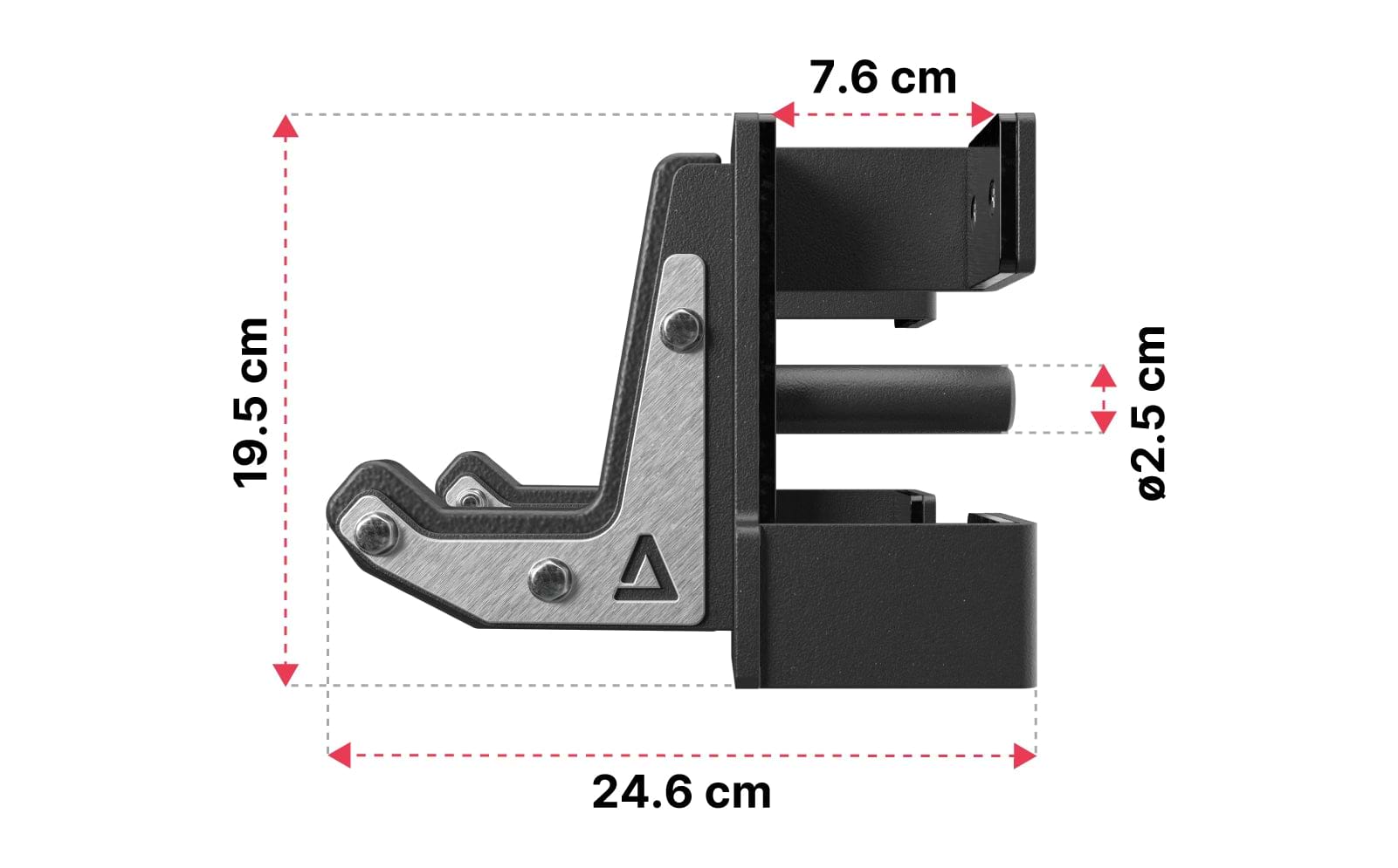 R8 J-Hook Type 4: Dimensionen