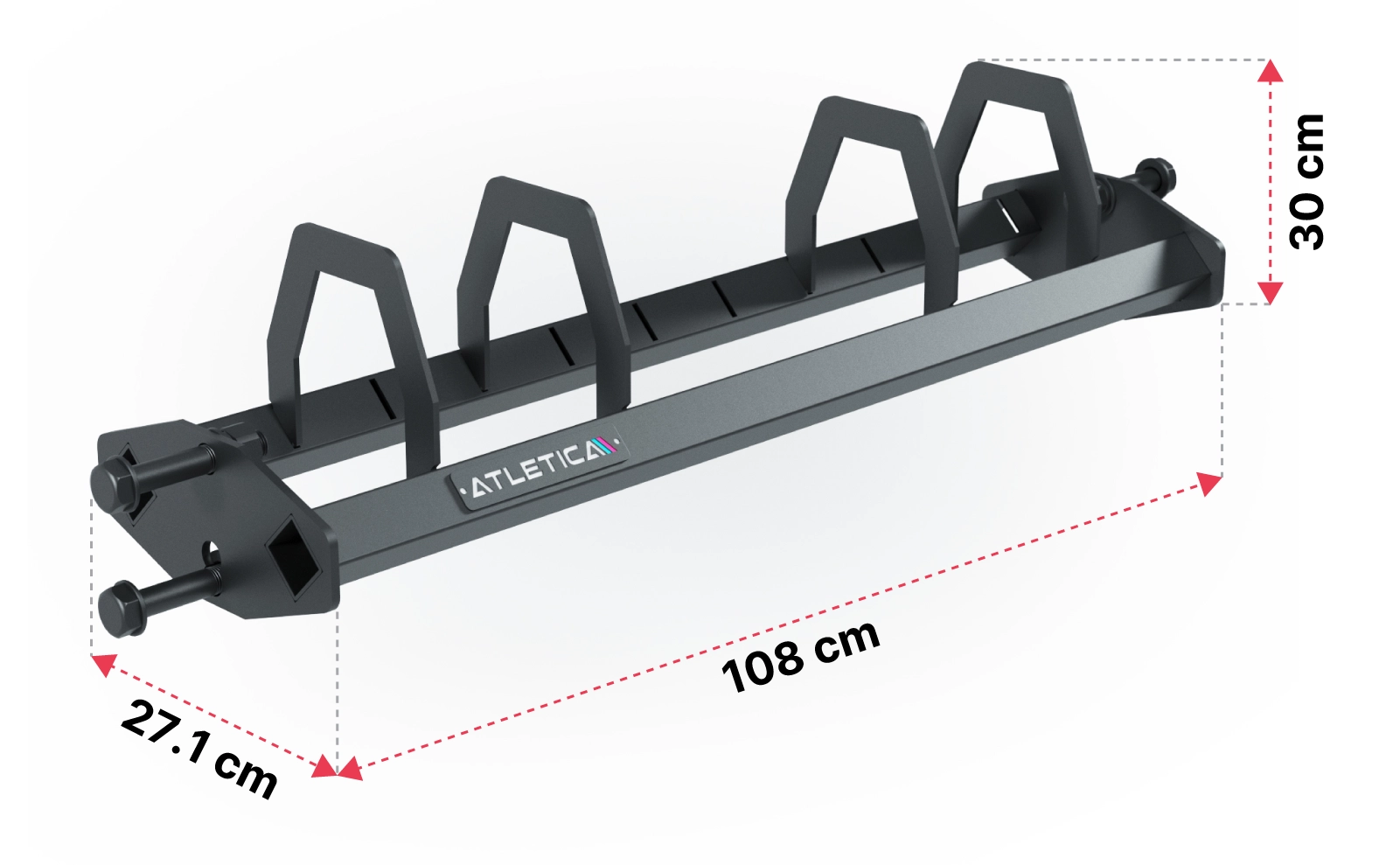 R8 Rack für Gewichte und Wall Balls: Dimensionen