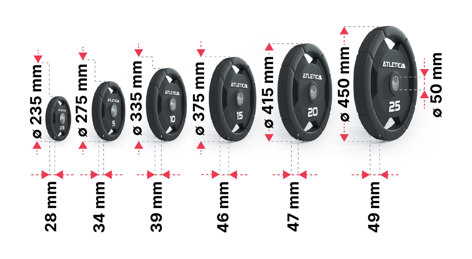 4H Gripper Plates 155kg Set: Dimensionen