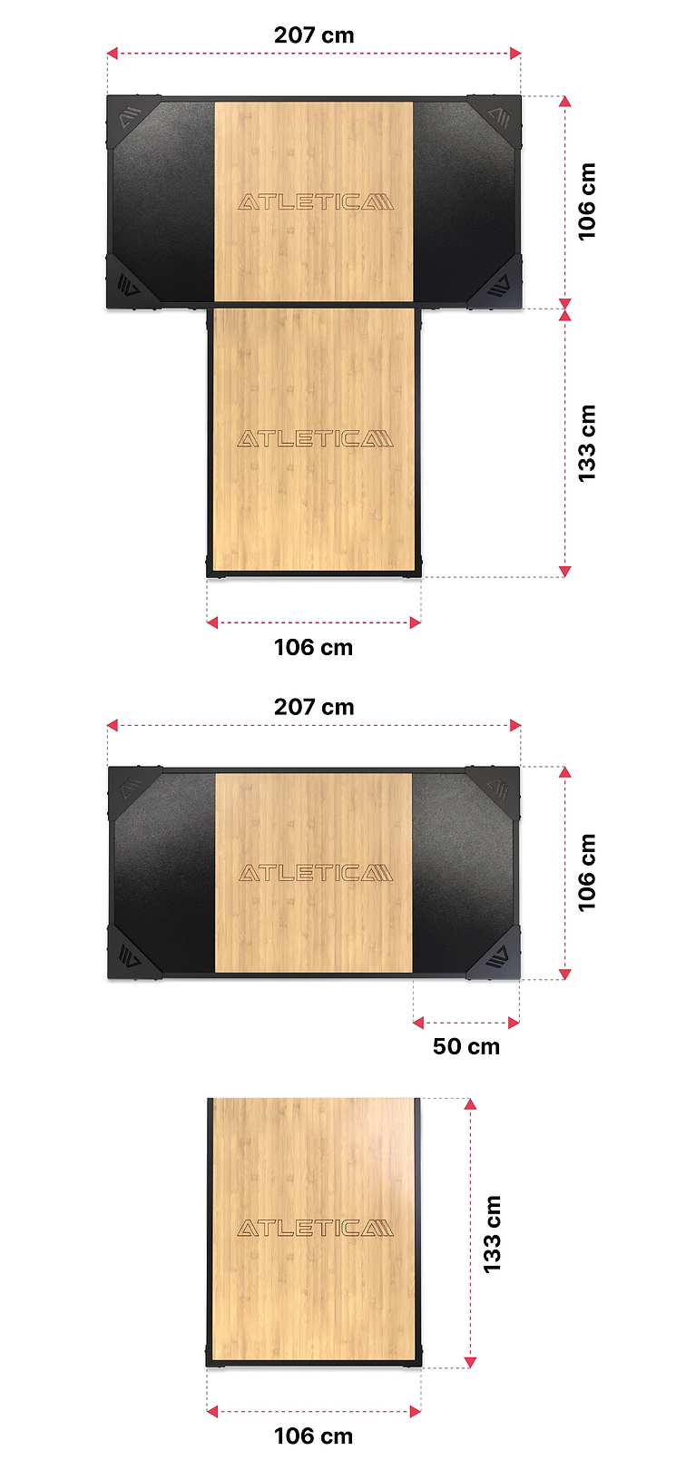 Weightlifting Platform Dimensionen