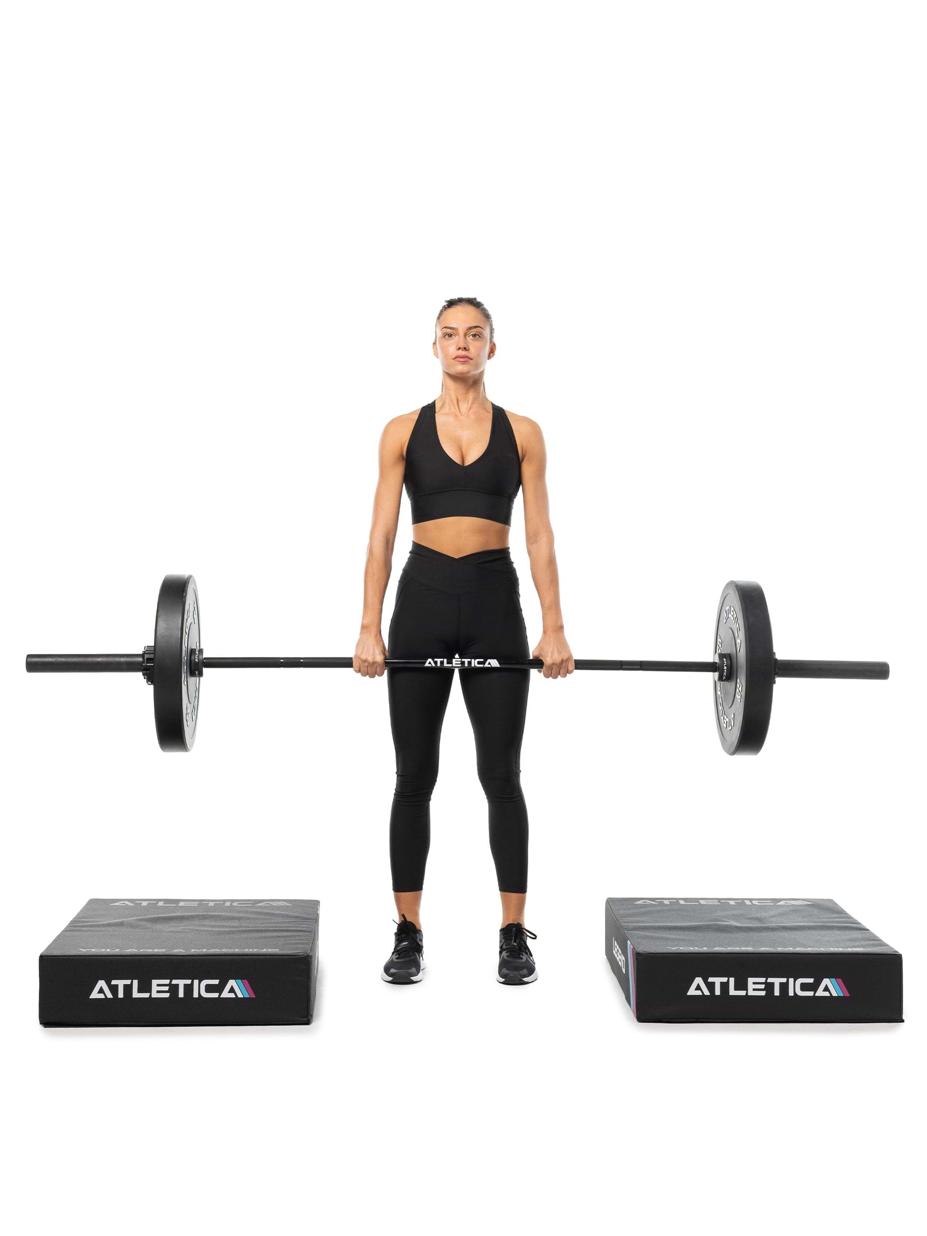 Kreuzheben mit Drop Pads