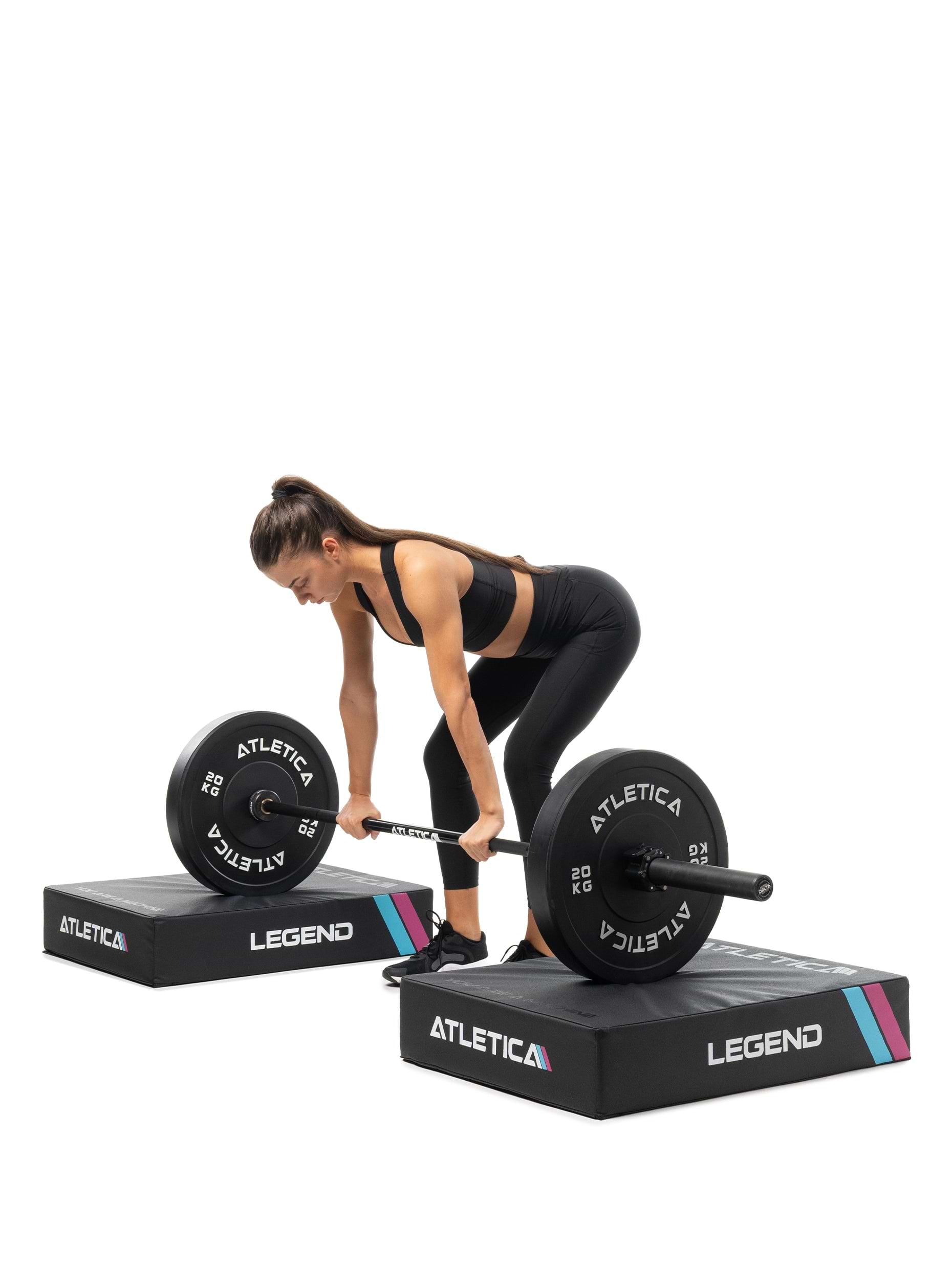 Kreuzheben mit Abwurfmatten