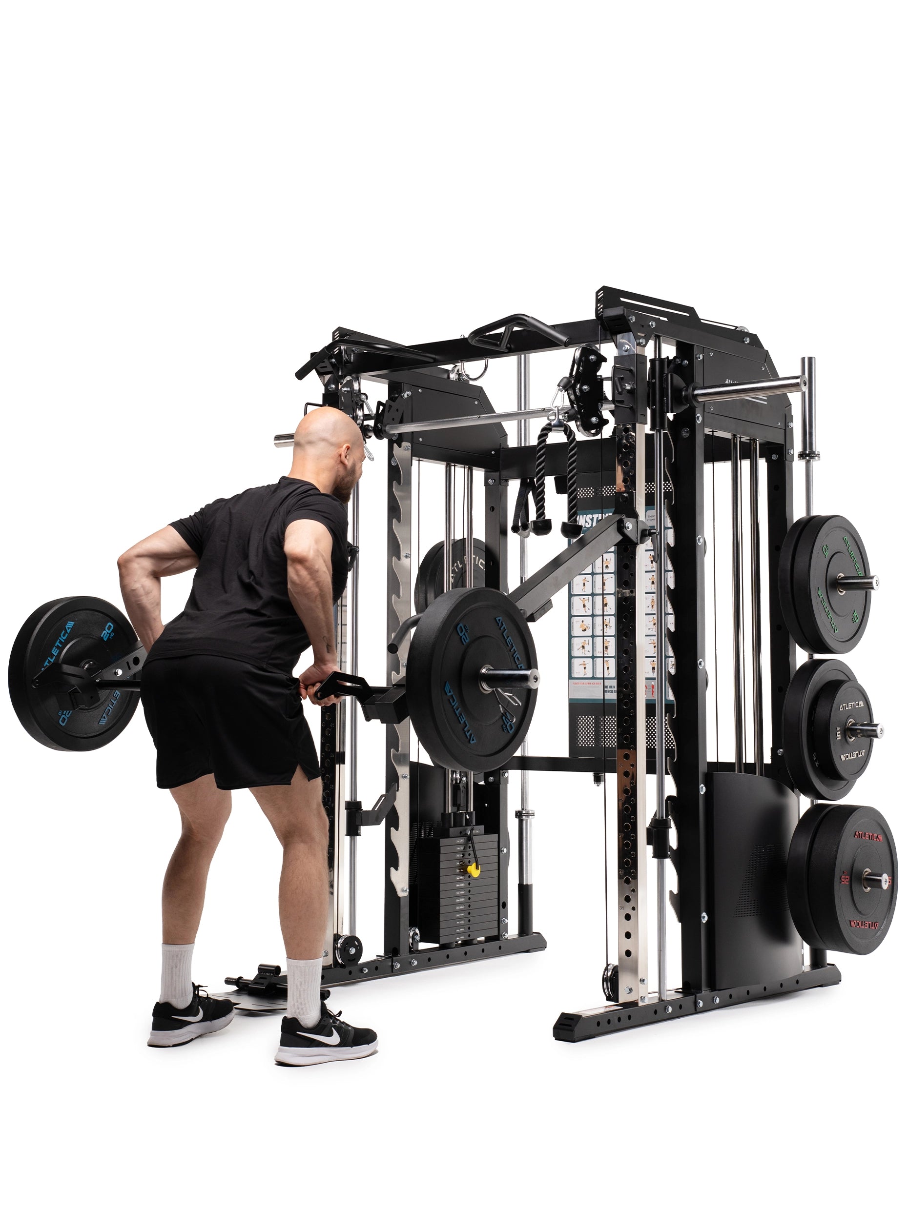 Langhantel Rudern an der Kraftstation Pro Fallout