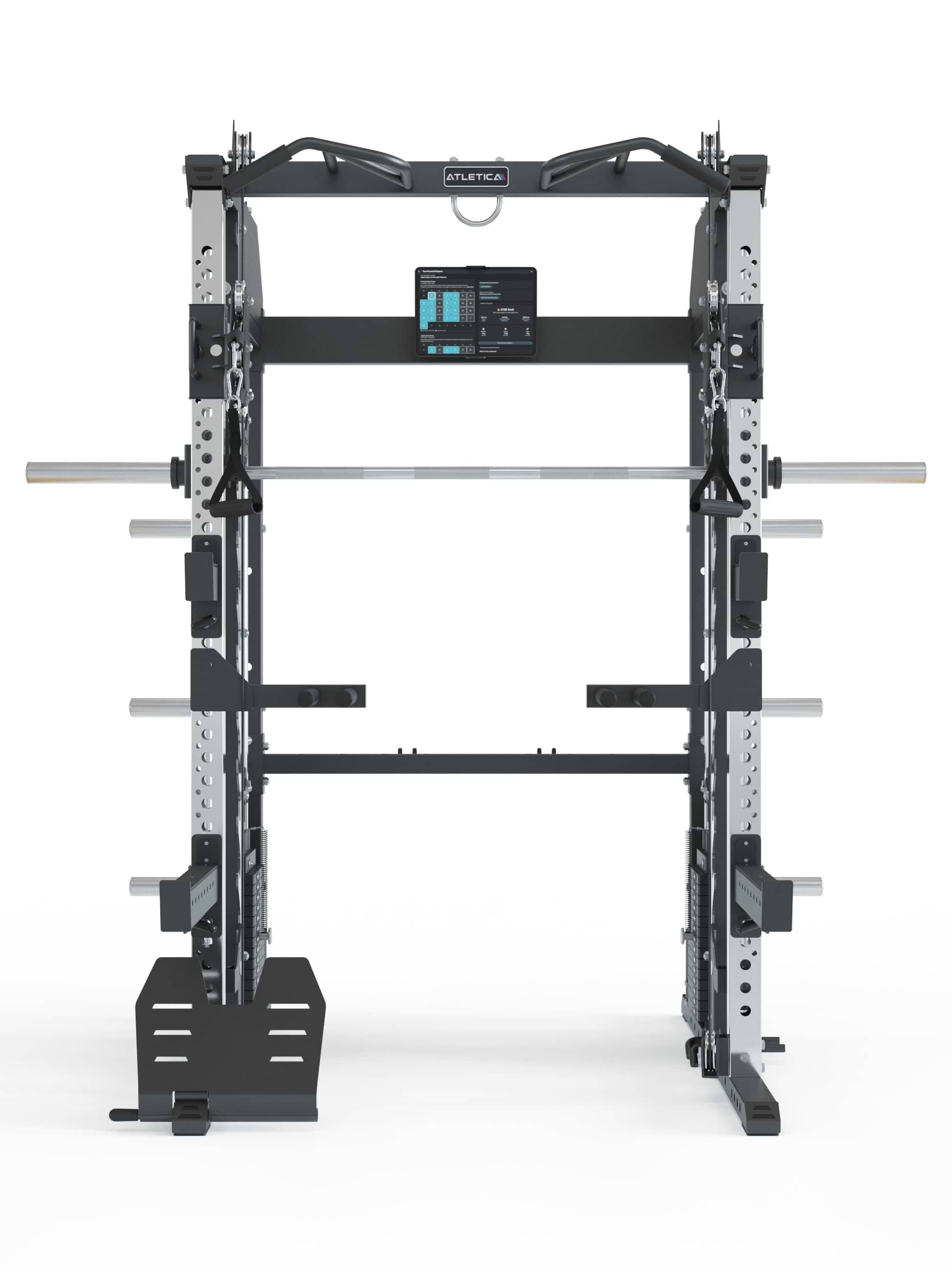 Kraftstation Pro Fallout von Atletica mit Smart Device Halterung