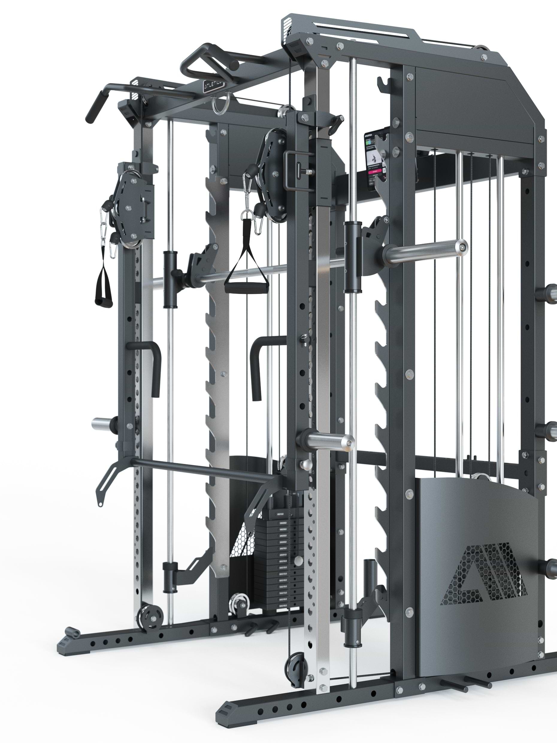 Kraftstation Fallout mit Jammer Arms und weiterem Zubehör für Krafttraining 