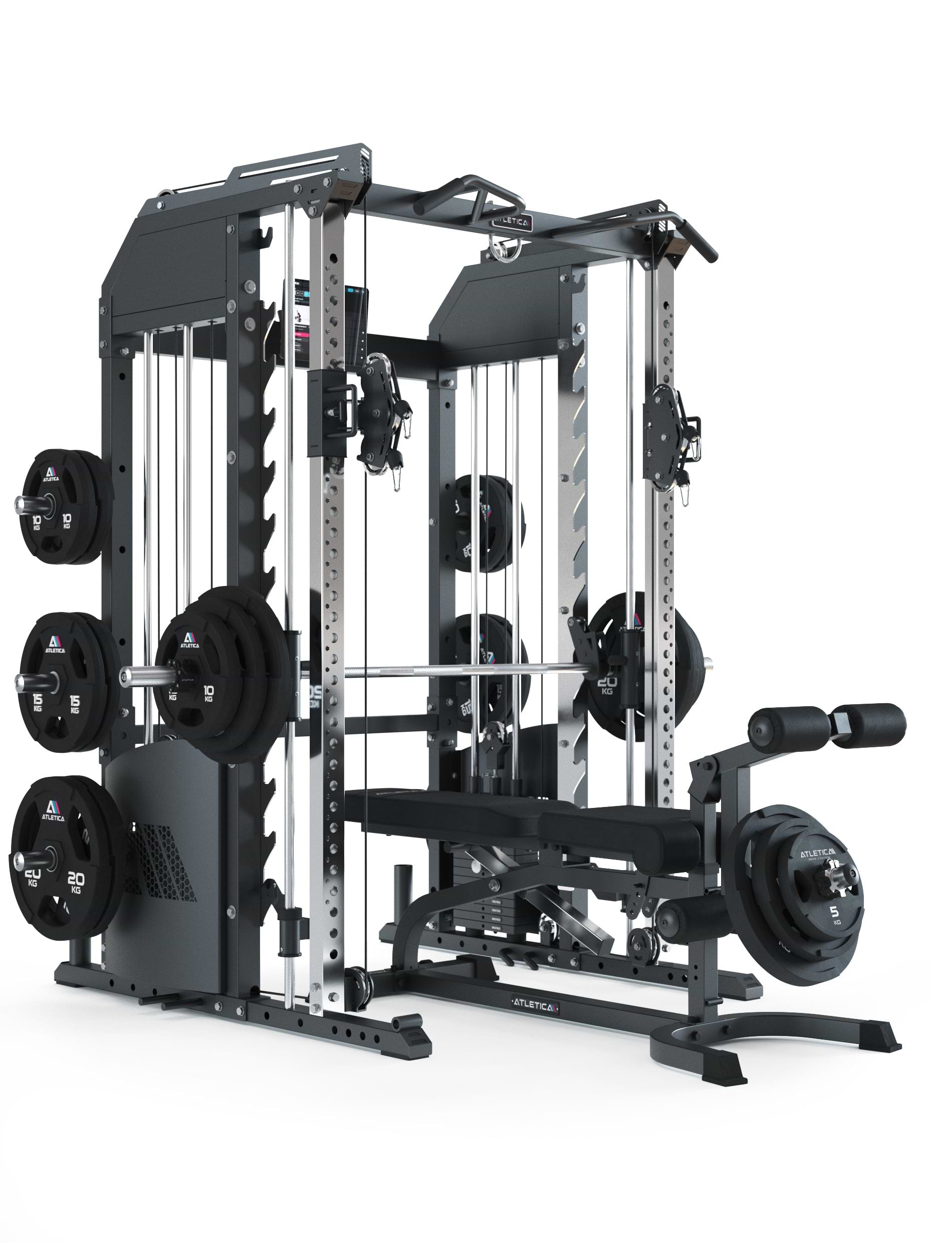 Kraftstation Pro Fallout mit Hantelbank und Gewichten