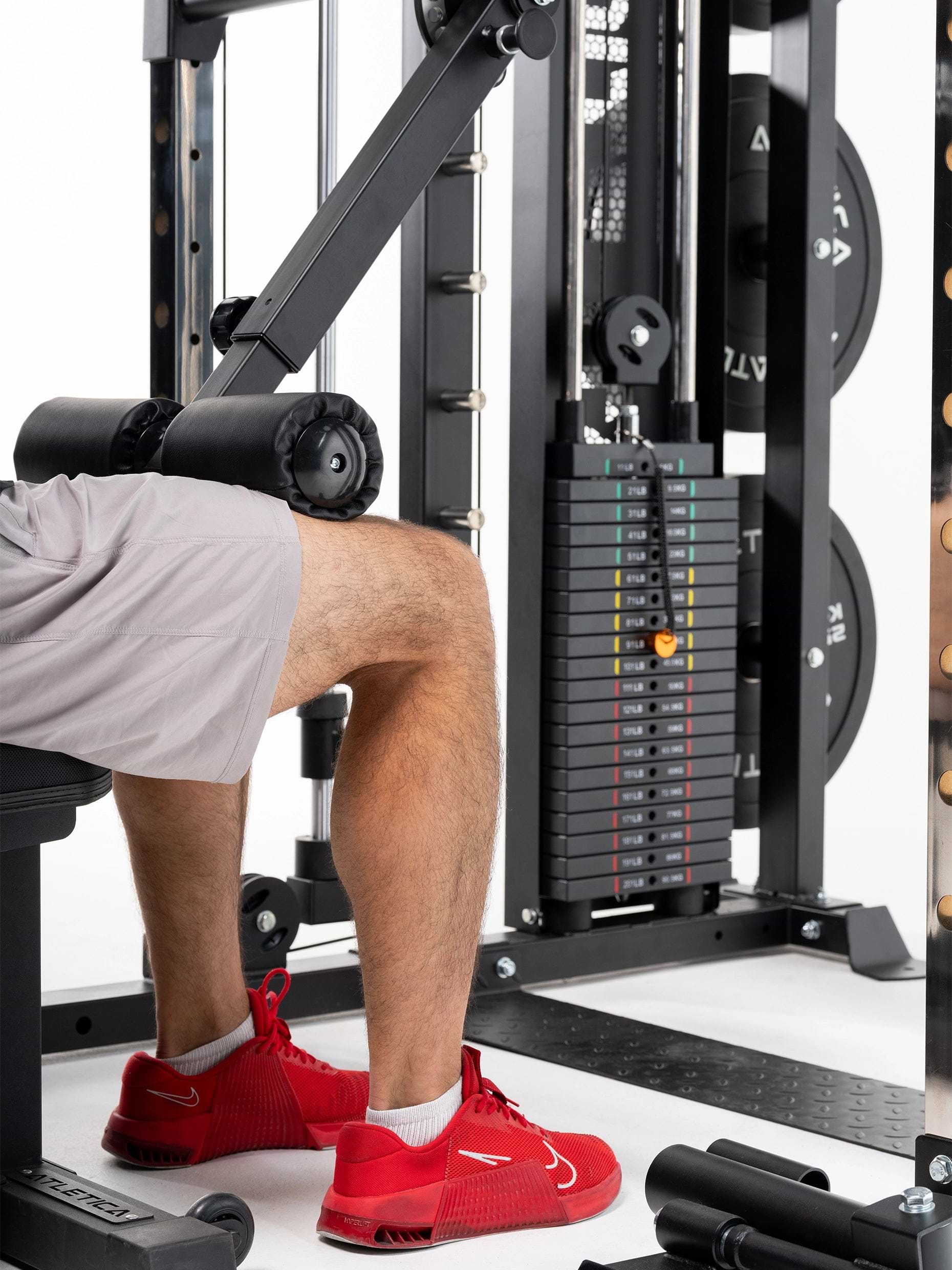 Leg Curl Extension an der Fortress Multipresse