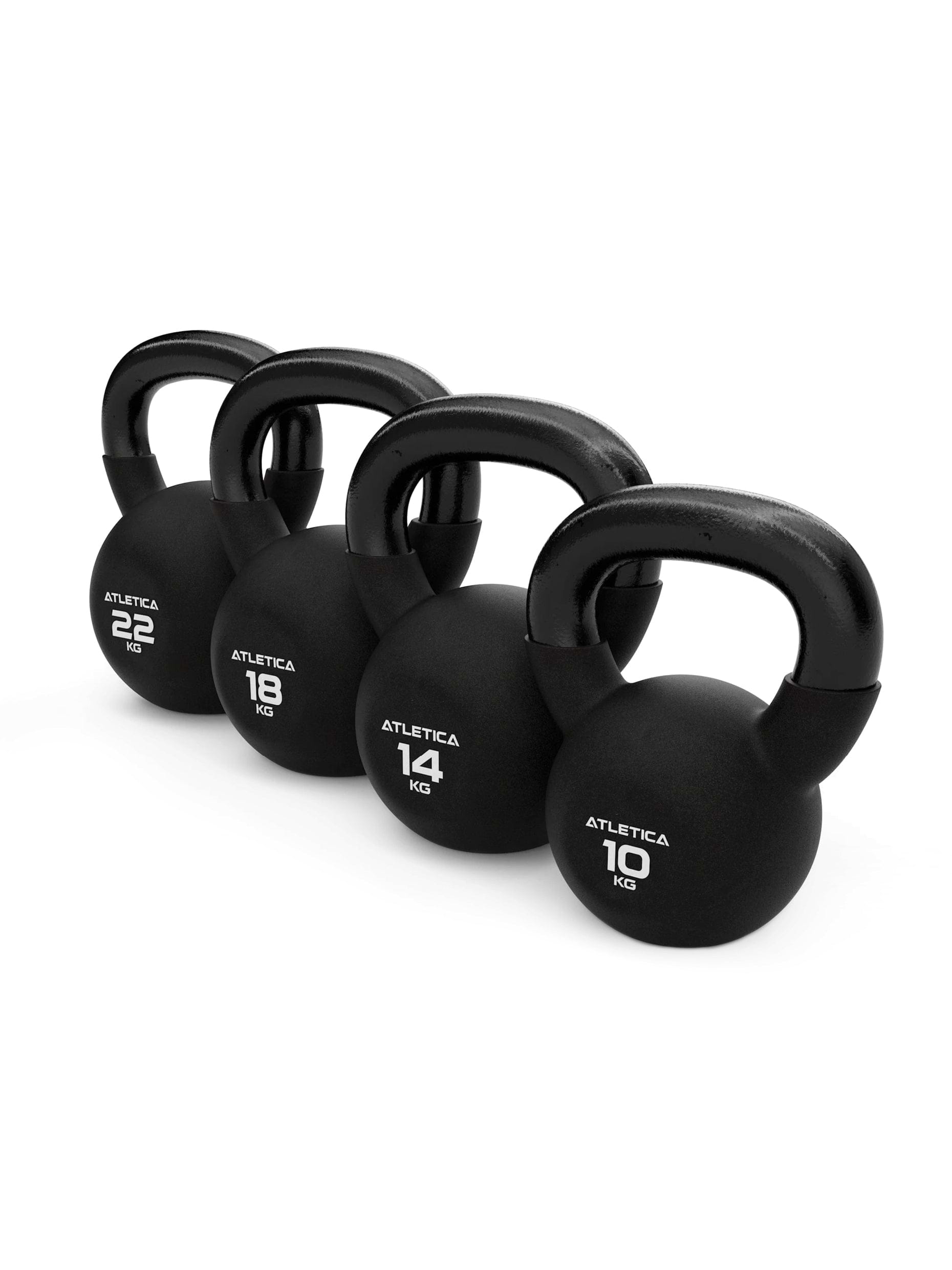Kettlebells Mobility & Functional Set Gewichte: 10kg 14kg 18kg 22kg | hochwertiger Look & Feel | TÜV geprüft auf Schadstoffe