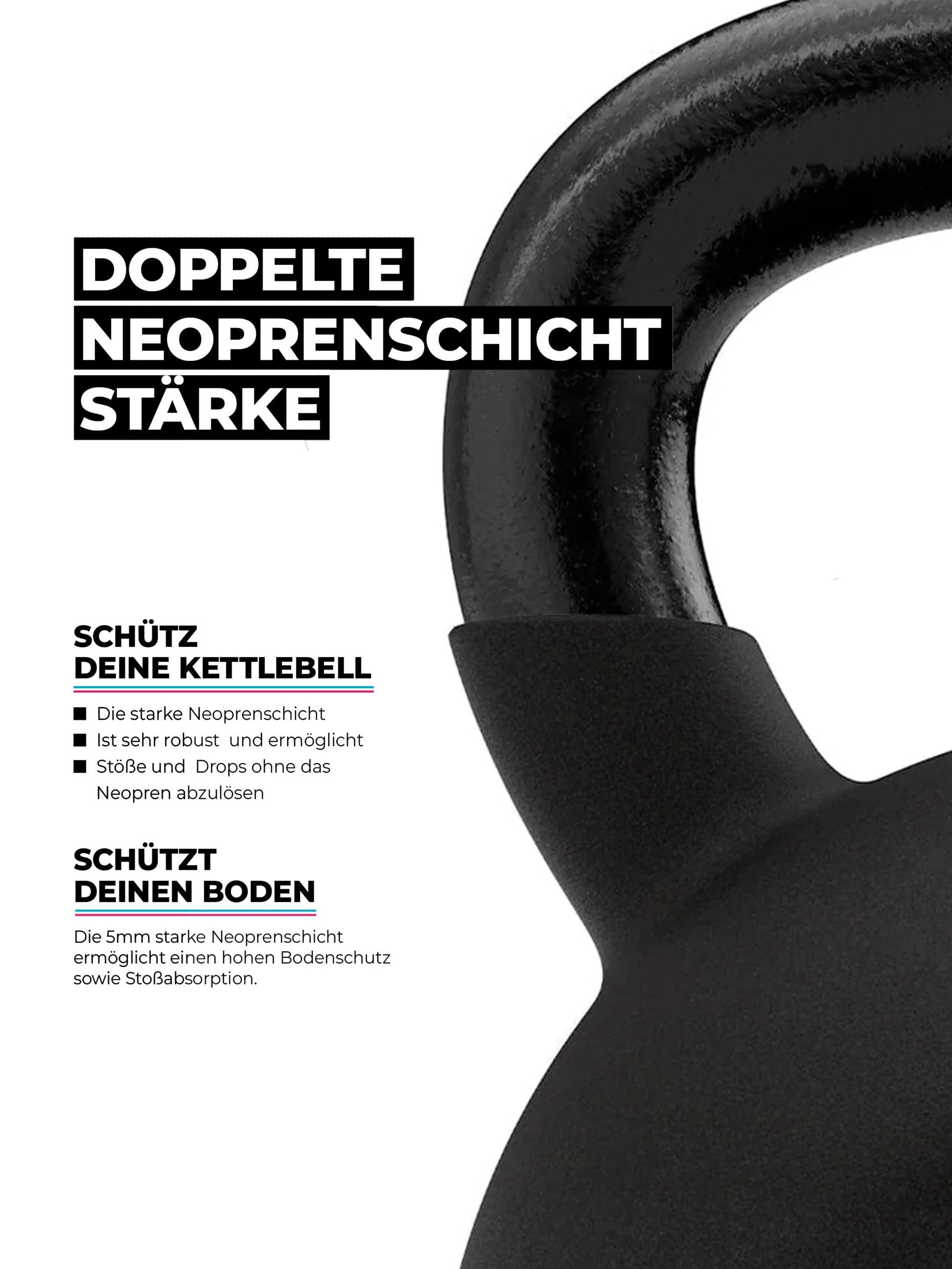 Kettlebells Top-3 Set Gewichte: 8kg 16kg 26kg