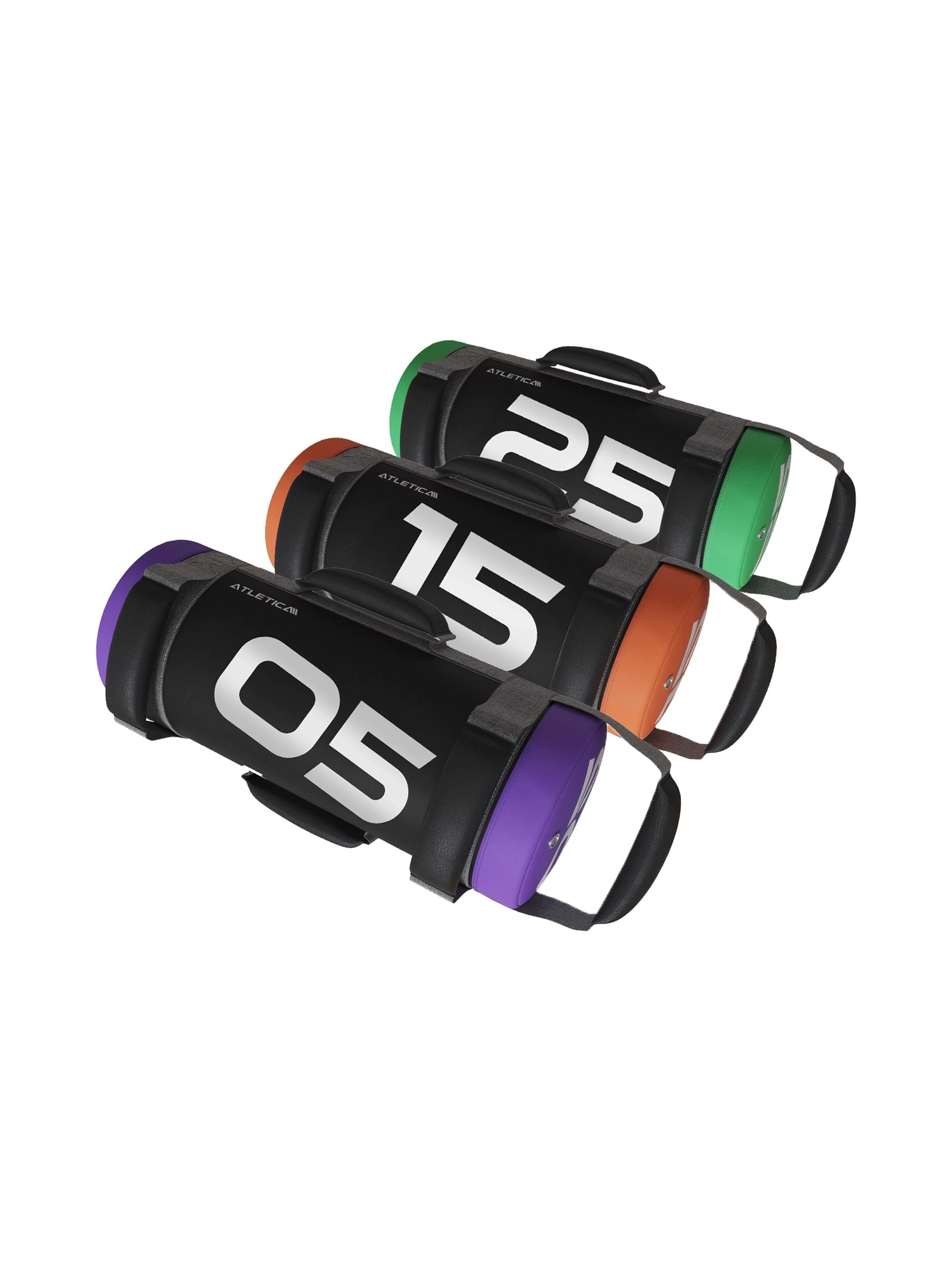 Gewichte, Sandbags, Set 5, 15 und 25 kg: Premium-Qualität | Functional Training Equipment | Außenhülle aus ultrastabilem PVC | Metallsand-Füllung