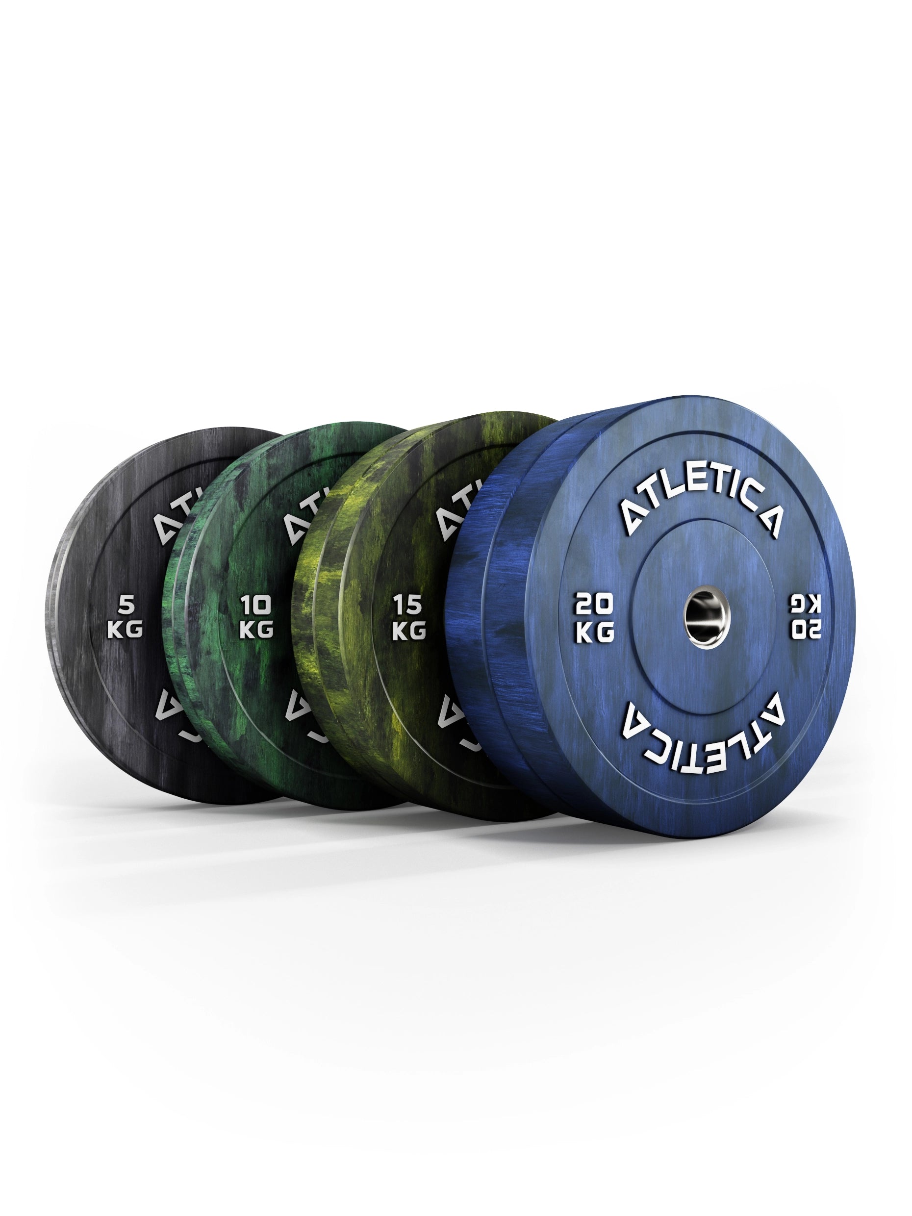 Fusion Bumper Plates Hantelscheiben Set 100kg von Atletica