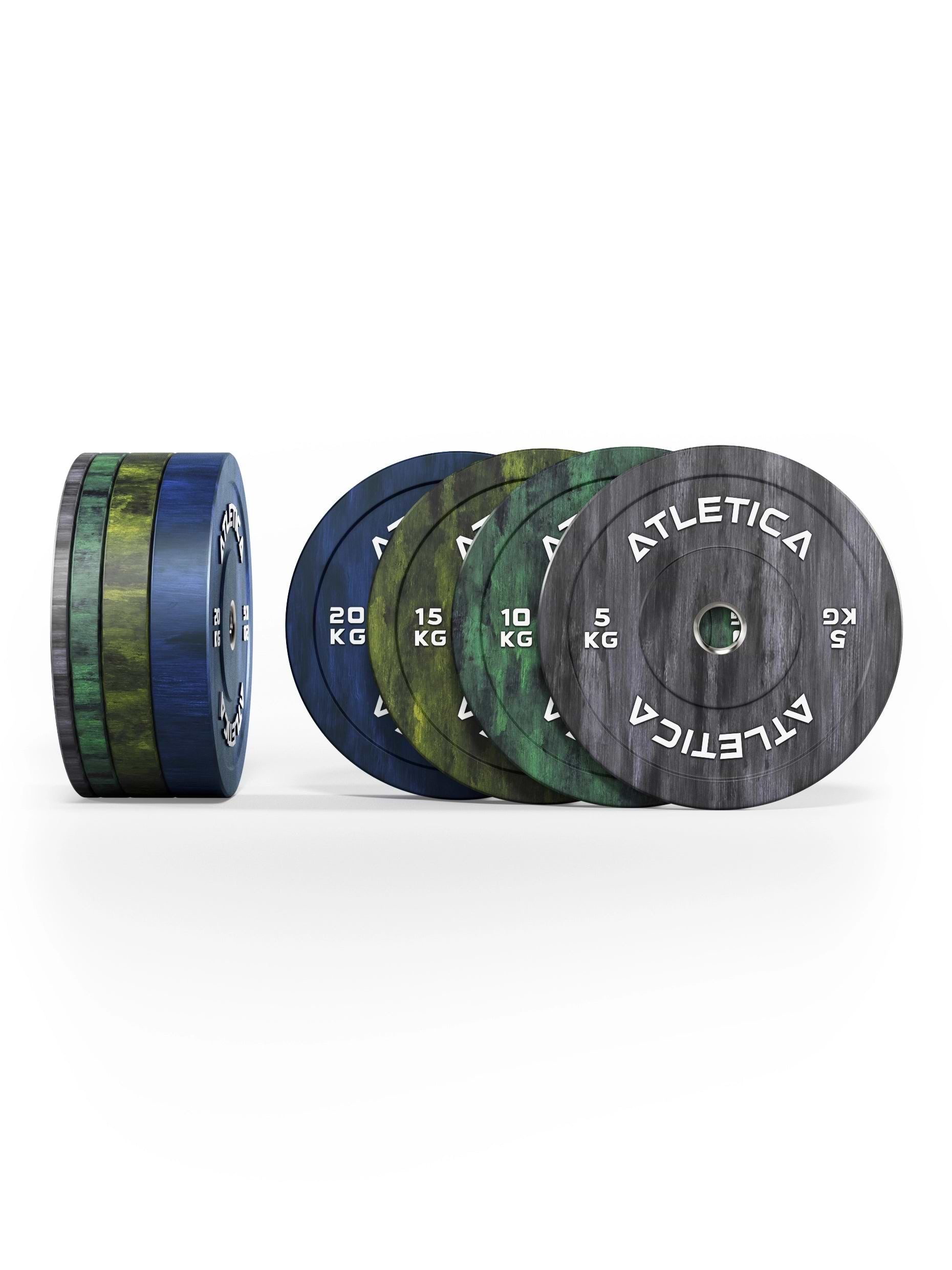 Atletica Fusion Bumper Plates Set 100kg