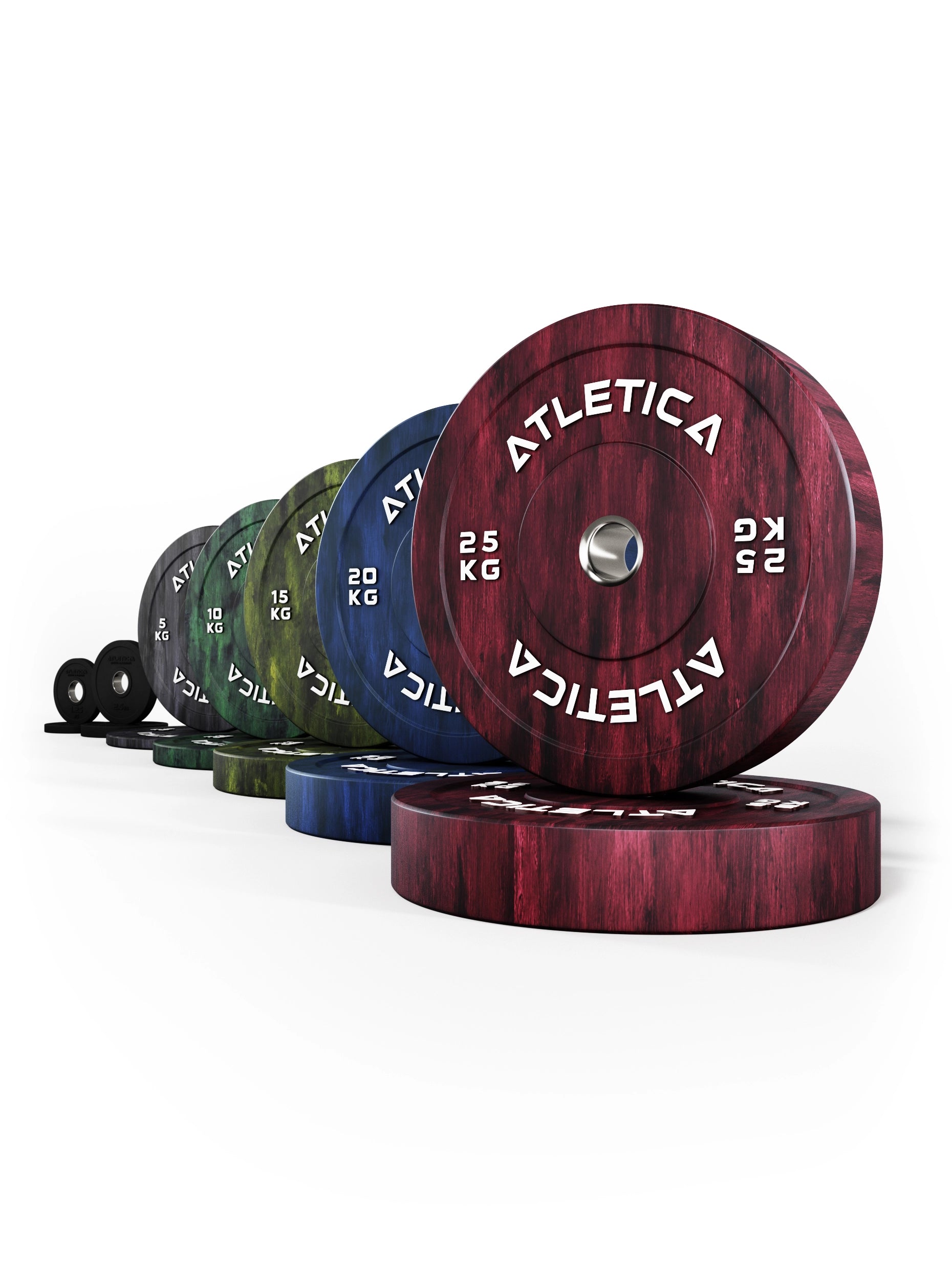 Fusion Bumper Plates Set 157.5kg von Atletica