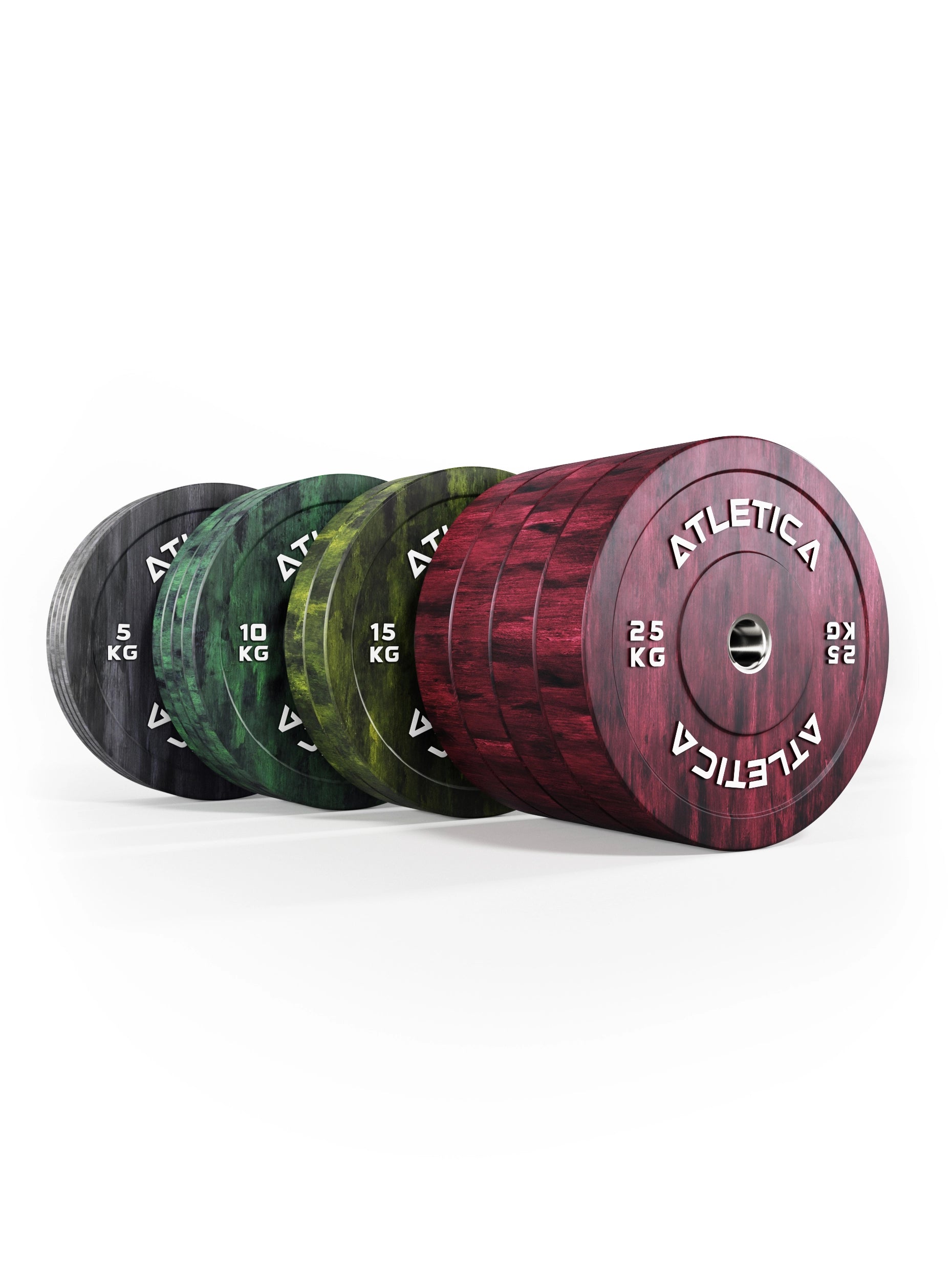 Fusion Bumper Plates Hantelscheiben Set 190kg von Atletica